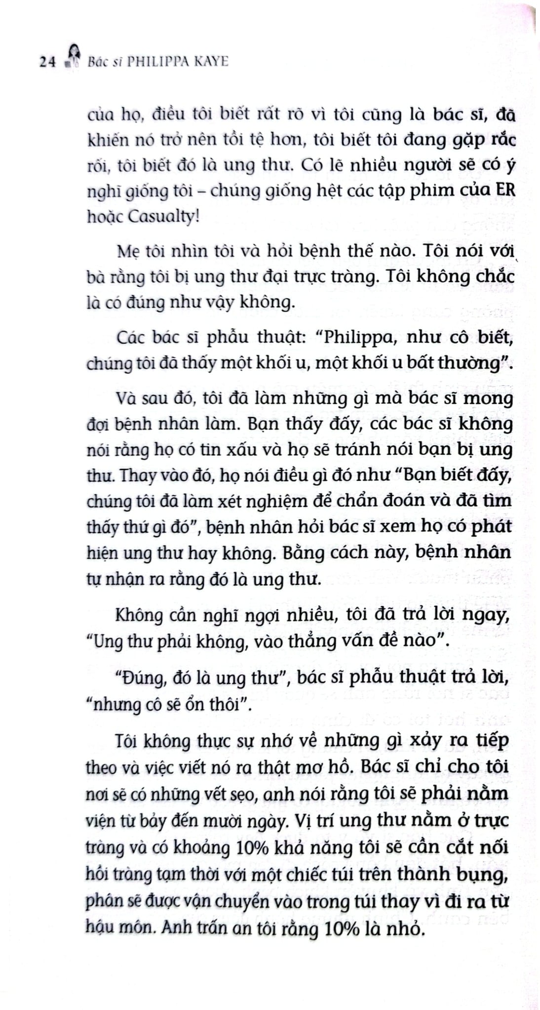 Ung Thư Không Loại Trừ Ai... Kể Cả Bác Sĩ - DR Philippa Kaye