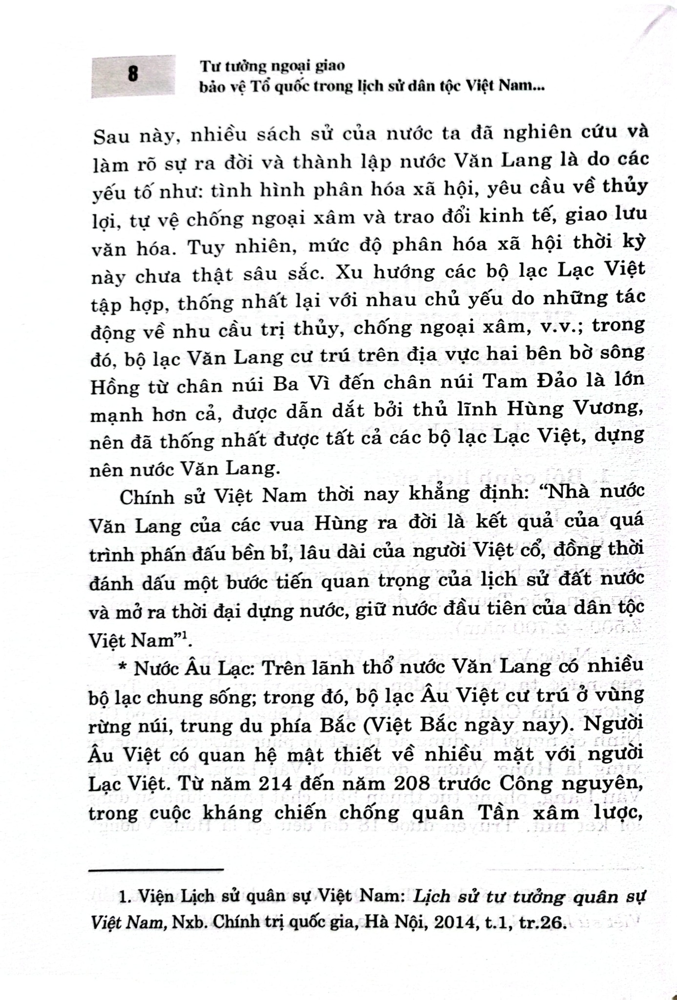 Tư Tưởng Ngoại Giao Bảo Vệ Tổ Quốc Trong Lịch Sử Dân Tộc Việt Nam (Từ Thuở Lập Nước Đến Năm 1930) (Sách Chuyên Khảo) - Viện Khoa Học Xã Hội Và Nhân Văn Quân Sự