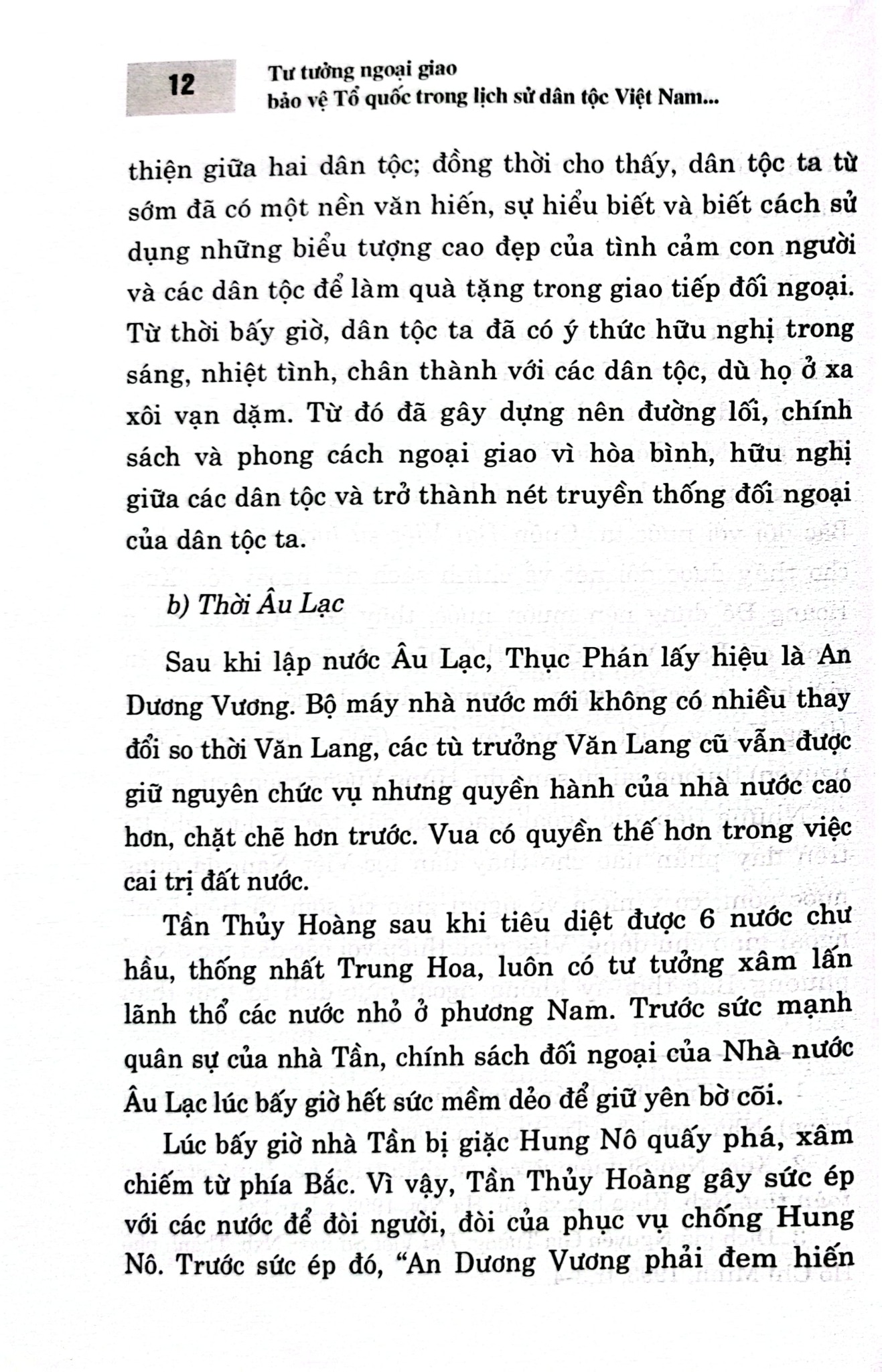 Tư Tưởng Ngoại Giao Bảo Vệ Tổ Quốc Trong Lịch Sử Dân Tộc Việt Nam (Từ Thuở Lập Nước Đến Năm 1930) (Sách Chuyên Khảo) - Viện Khoa Học Xã Hội Và Nhân Văn Quân Sự