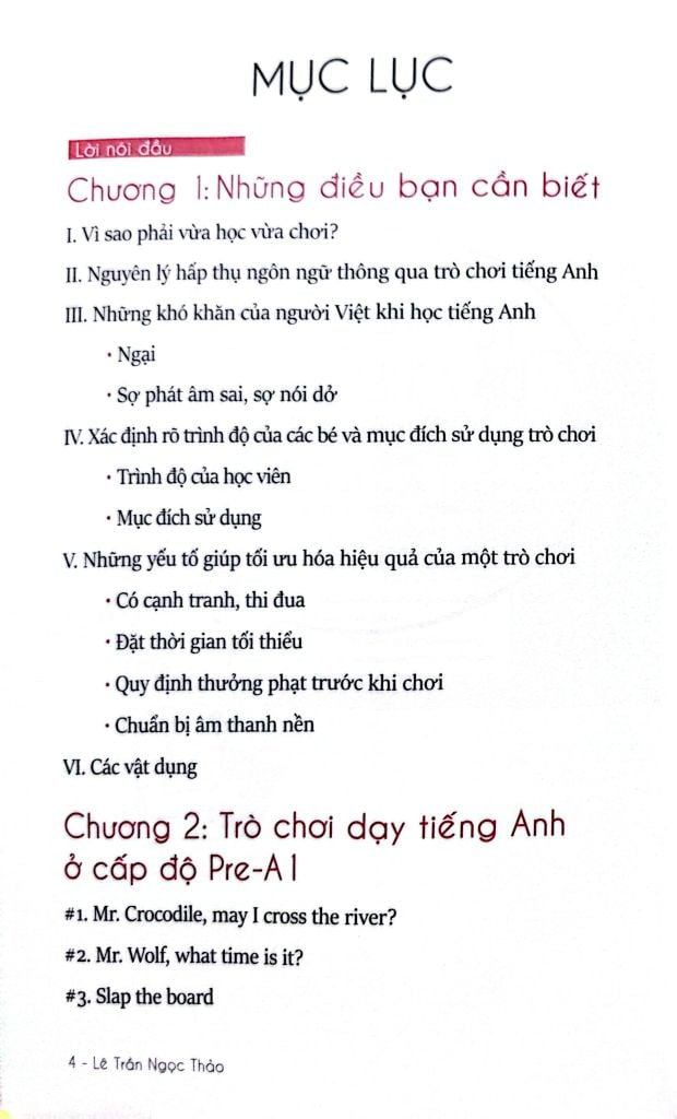 101 Trò Chơi Dạy Tiếng Anh Cho Mọi Trình Độ - Lê Trần Ngọc Thảo