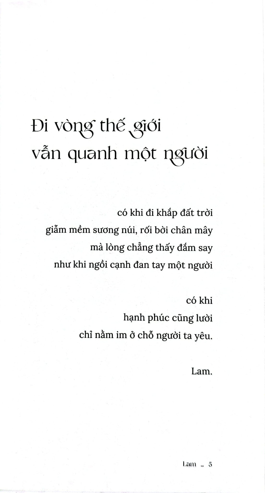 Đi Vòng Thế Giới Vẫn Quanh Một Người