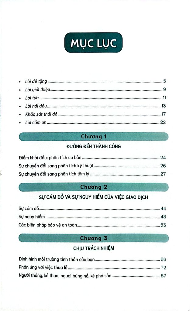  Trading In The Zone - Thực Hành Kiểm Soát Cảm Xúc Bằng Tâm Lý Học Hành Vi Trong Đàu Tư Và Giao Dịch Tài Chính - Mark Douglas 