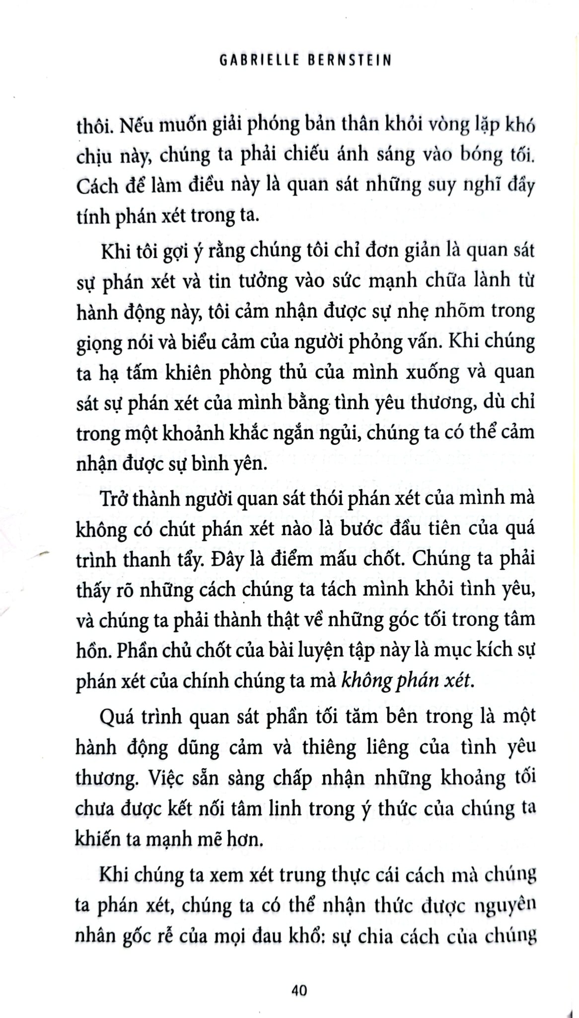 Từ Bỏ Phán Xét - Để Sống Cuộc Đời Tươi Đẹp Hơn - Gabrielle Bernstein