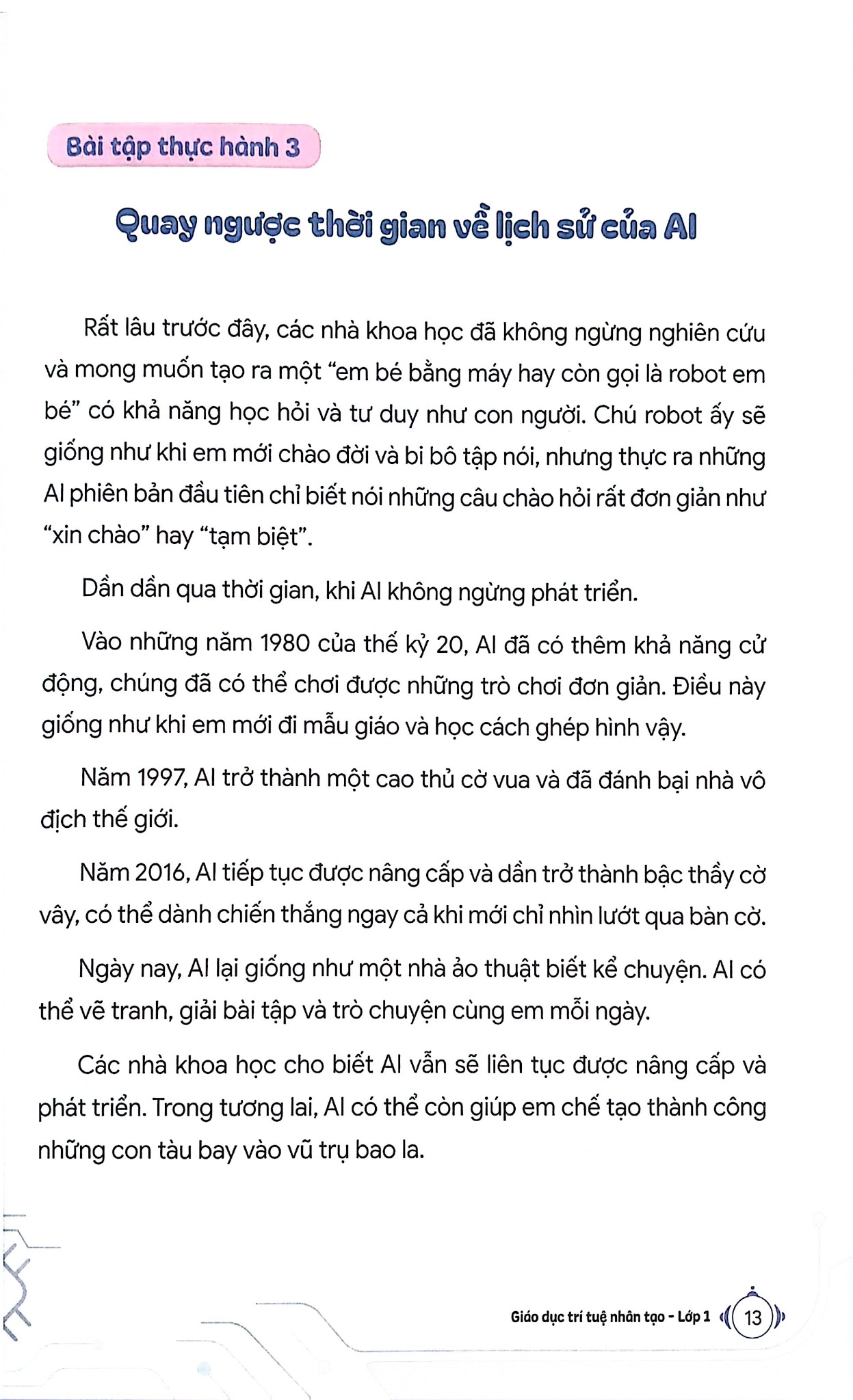 Giáo Dục Trí Tuệ Nhân Tạo - Lớp 1 - Nhiều Tác Giả
