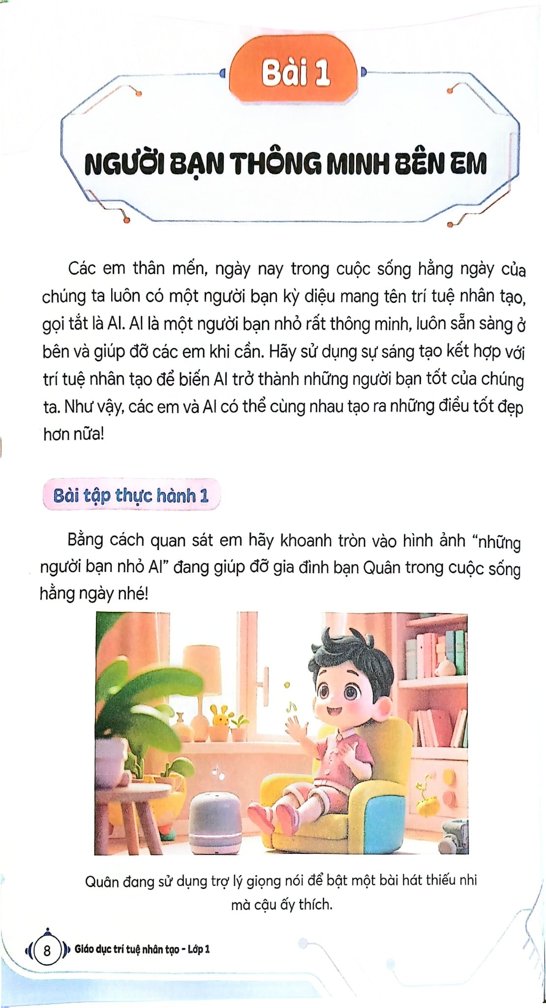 Giáo Dục Trí Tuệ Nhân Tạo - Lớp 1 - Nhiều Tác Giả