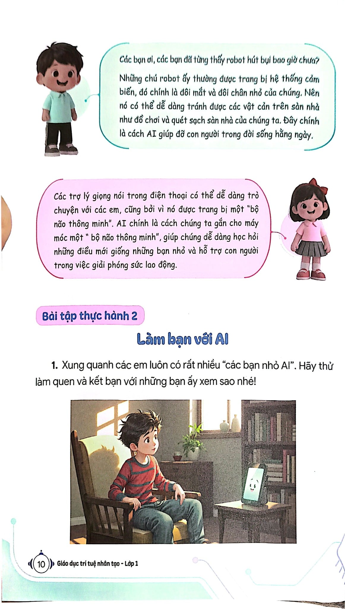 Giáo Dục Trí Tuệ Nhân Tạo - Lớp 1 - Nhiều Tác Giả