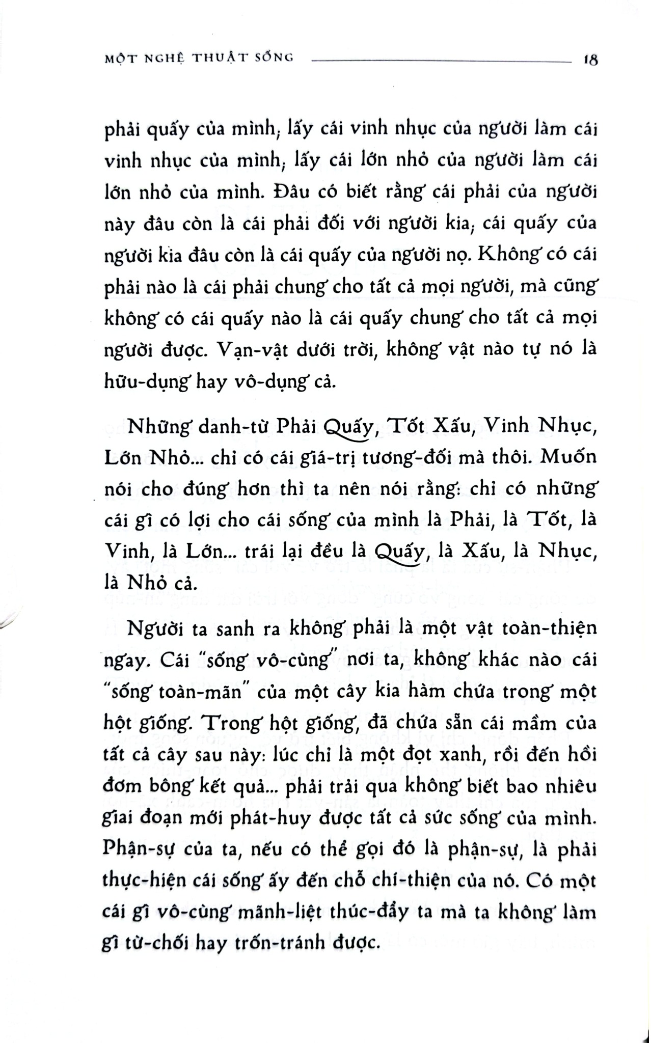 Một Nghệ Thuật Sống (Ấn Bản Hoài Cổ) - Thu Giang Nguyễn Duy Cần