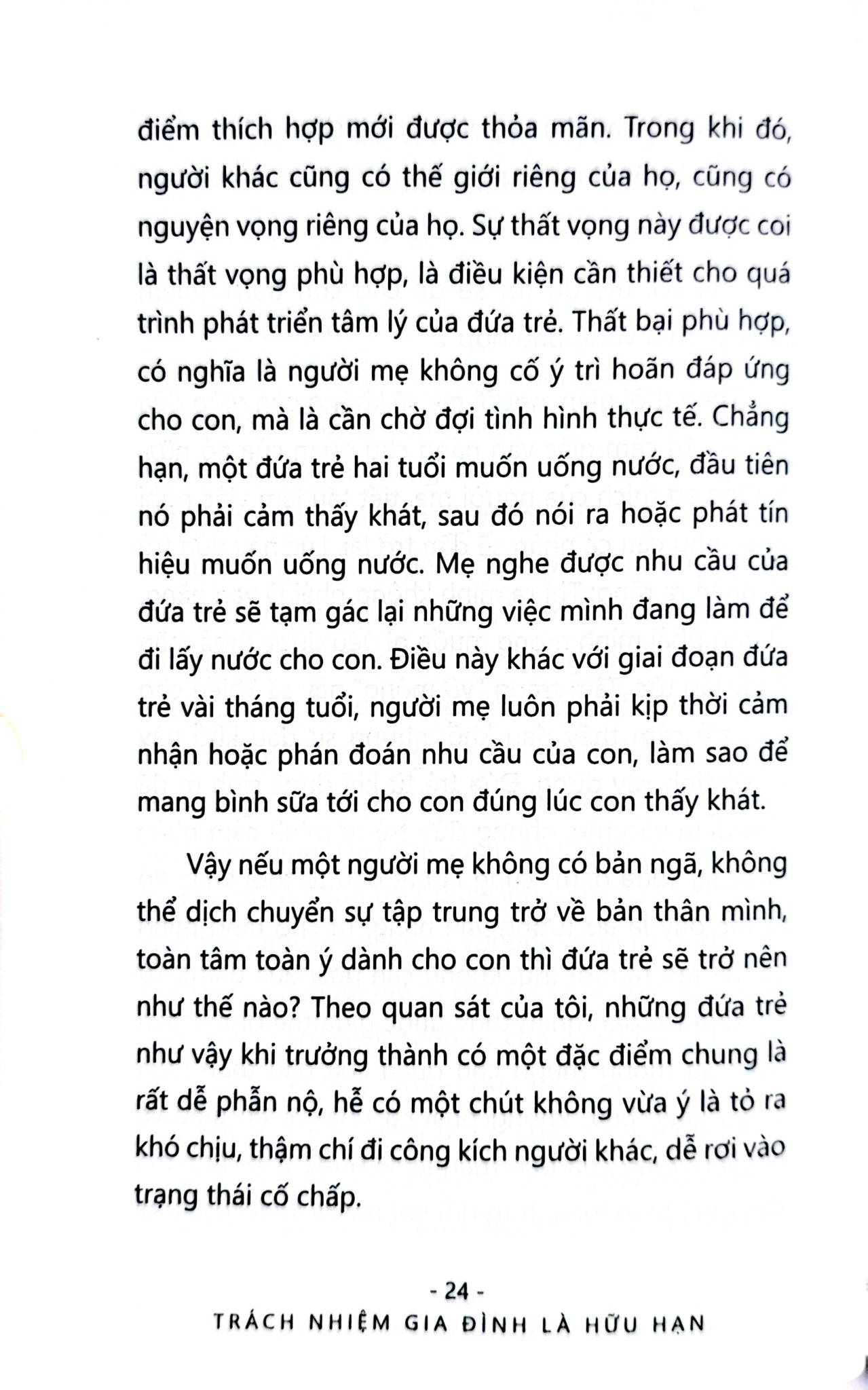 Trách Nhiệm Gia Đình Là Hữu Hạn - Lý Tuyết