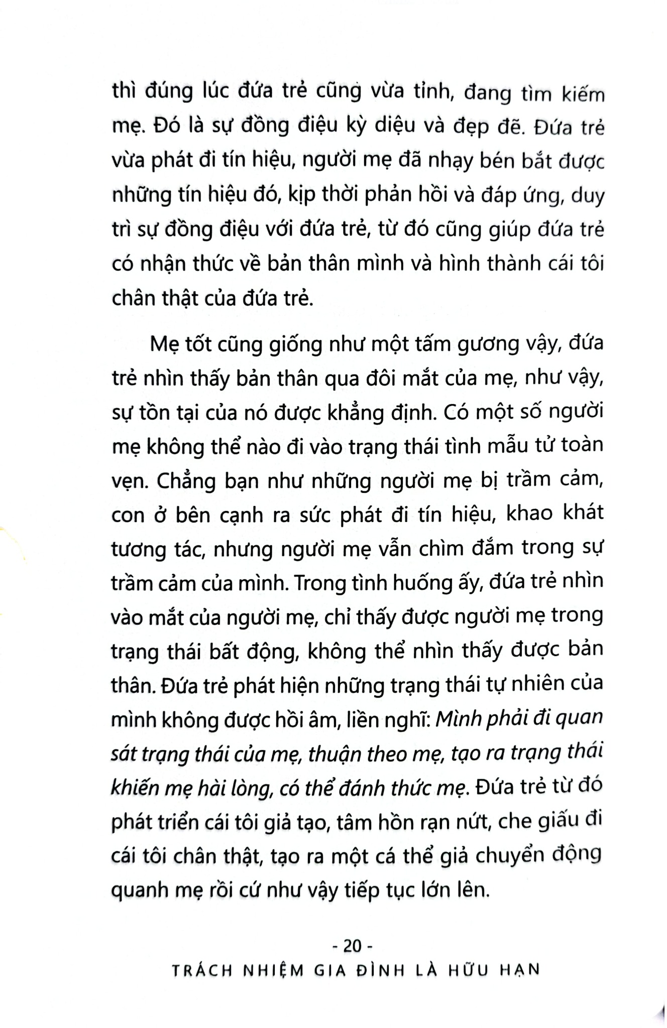 Trách Nhiệm Gia Đình Là Hữu Hạn - Lý Tuyết