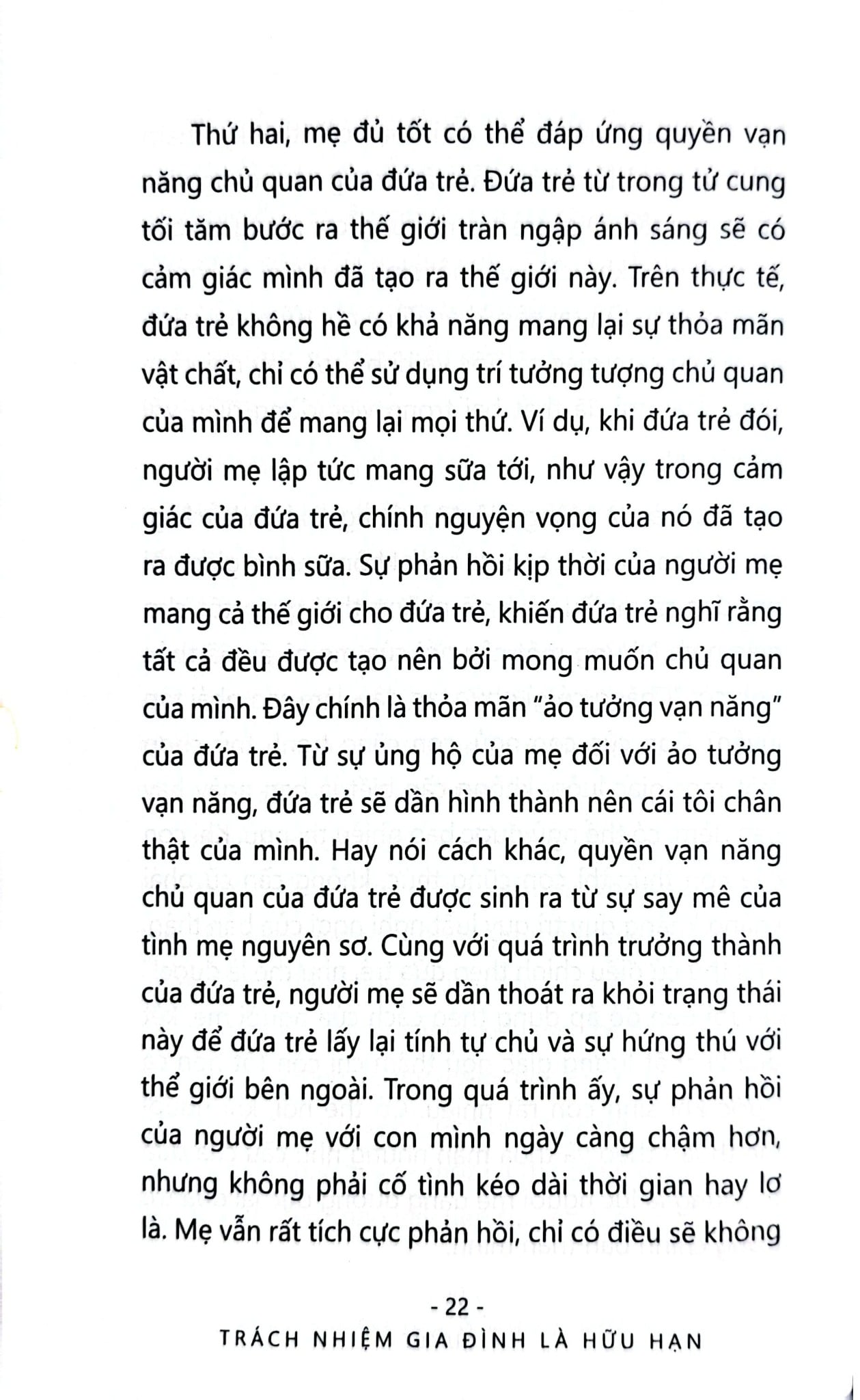 Trách Nhiệm Gia Đình Là Hữu Hạn - Lý Tuyết