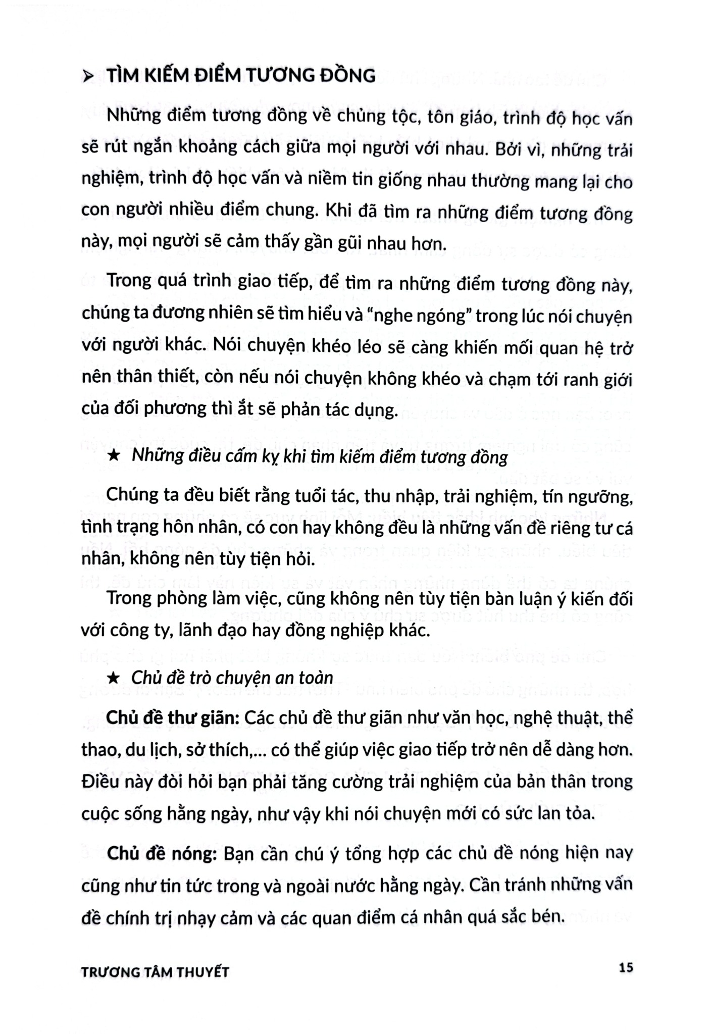 Thuật Giao Tiếp - Trương Tâm Thuyết