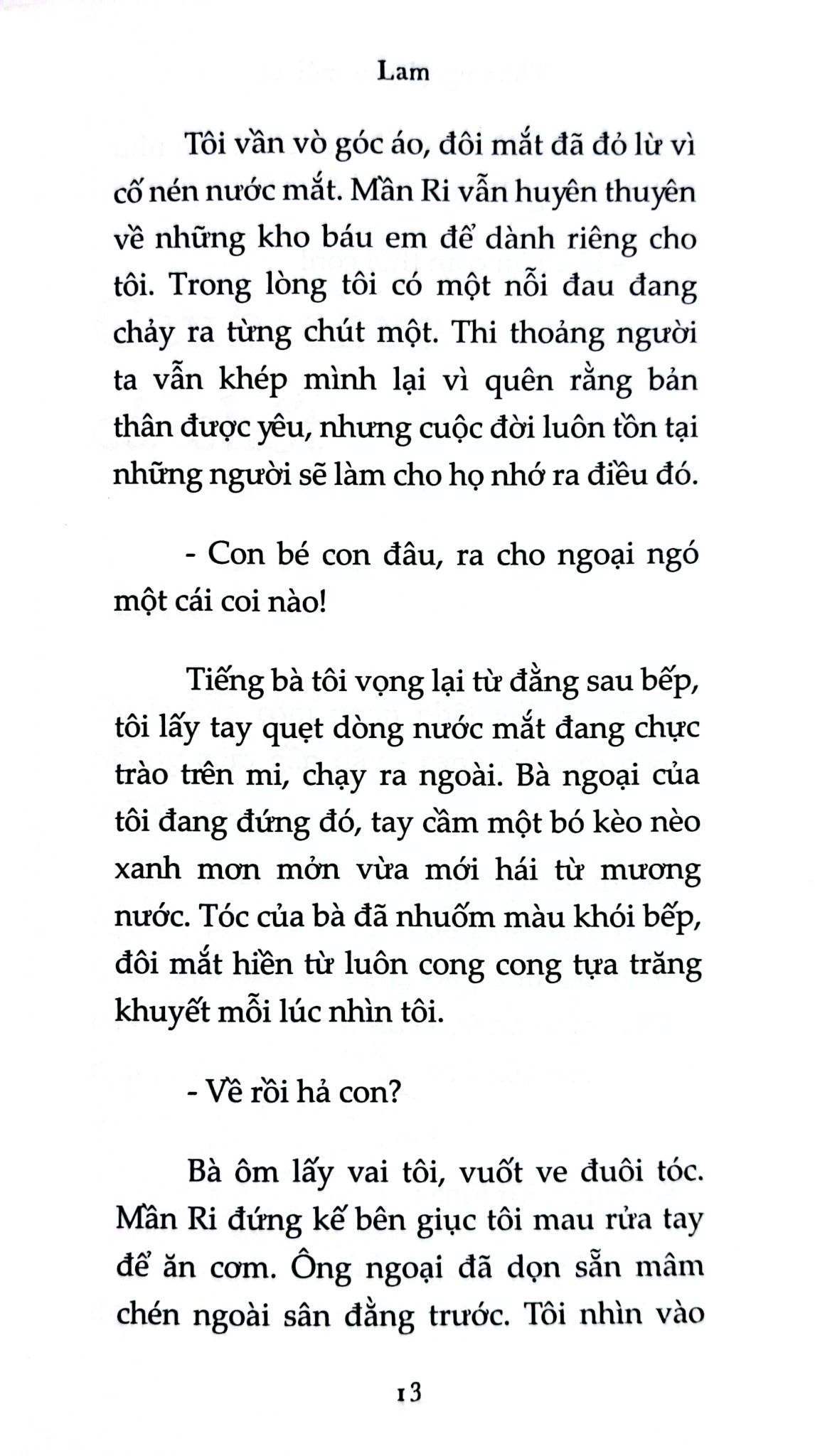Thưa Ngoại Con Mới Về - Lam