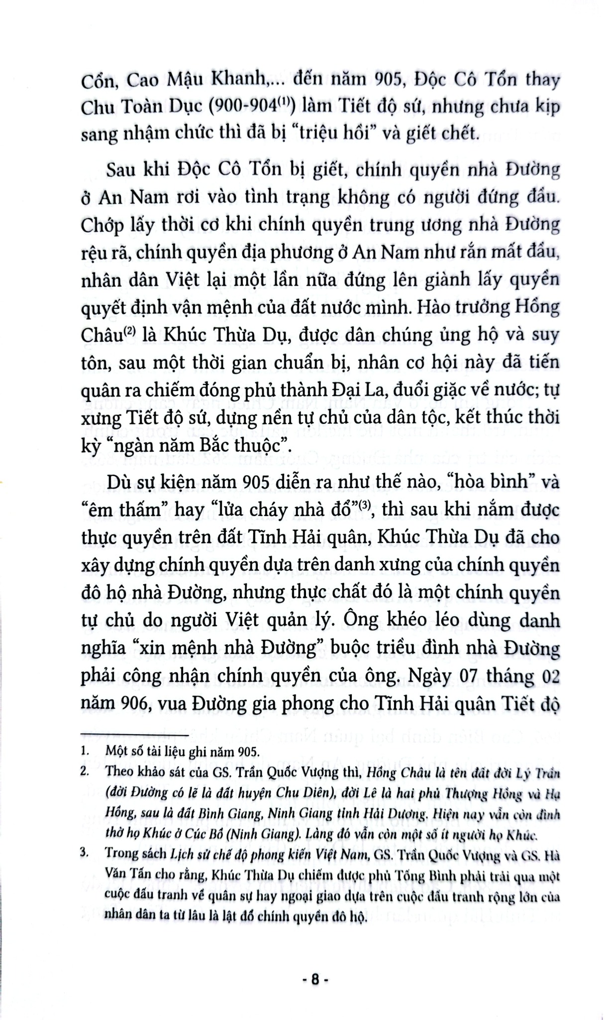 Lịch Sử Việt Nam Thời Khúc Đầu Thế Kỷ X - 
Trần Thuận