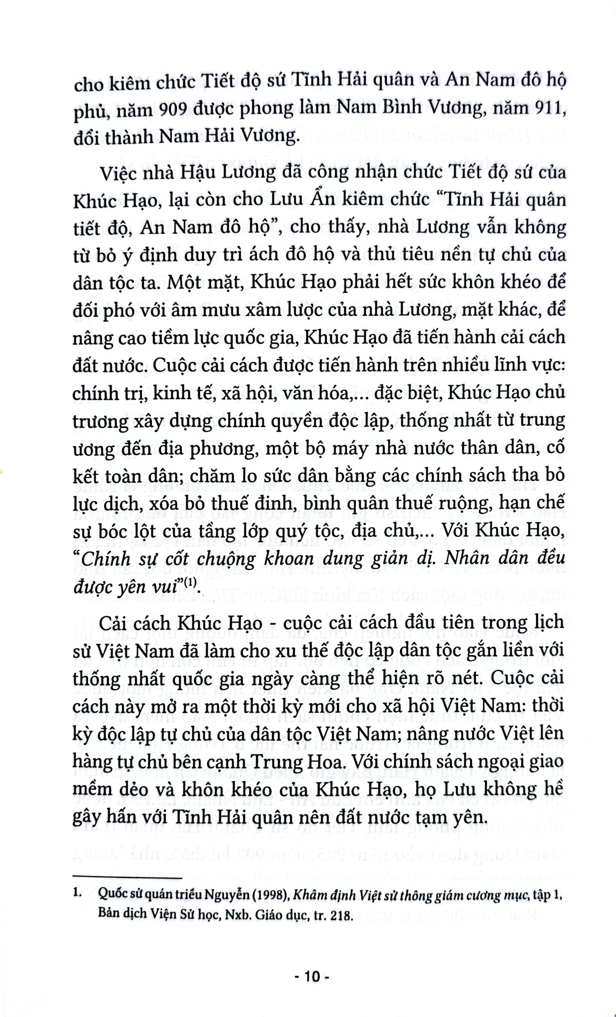 Lịch Sử Việt Nam Thời Khúc Đầu Thế Kỷ X - 
Trần Thuận