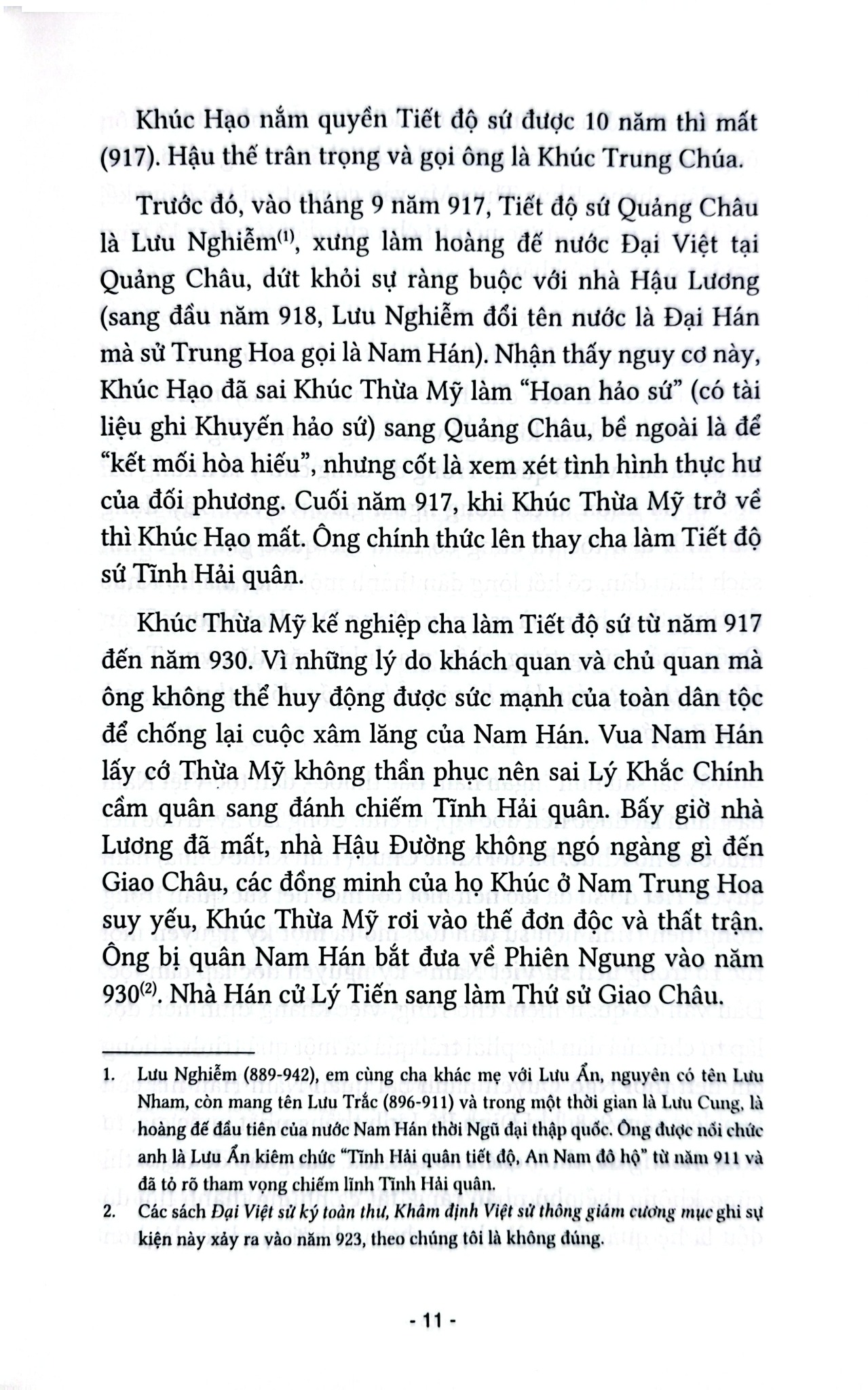 Lịch Sử Việt Nam Thời Khúc Đầu Thế Kỷ X - 
Trần Thuận
