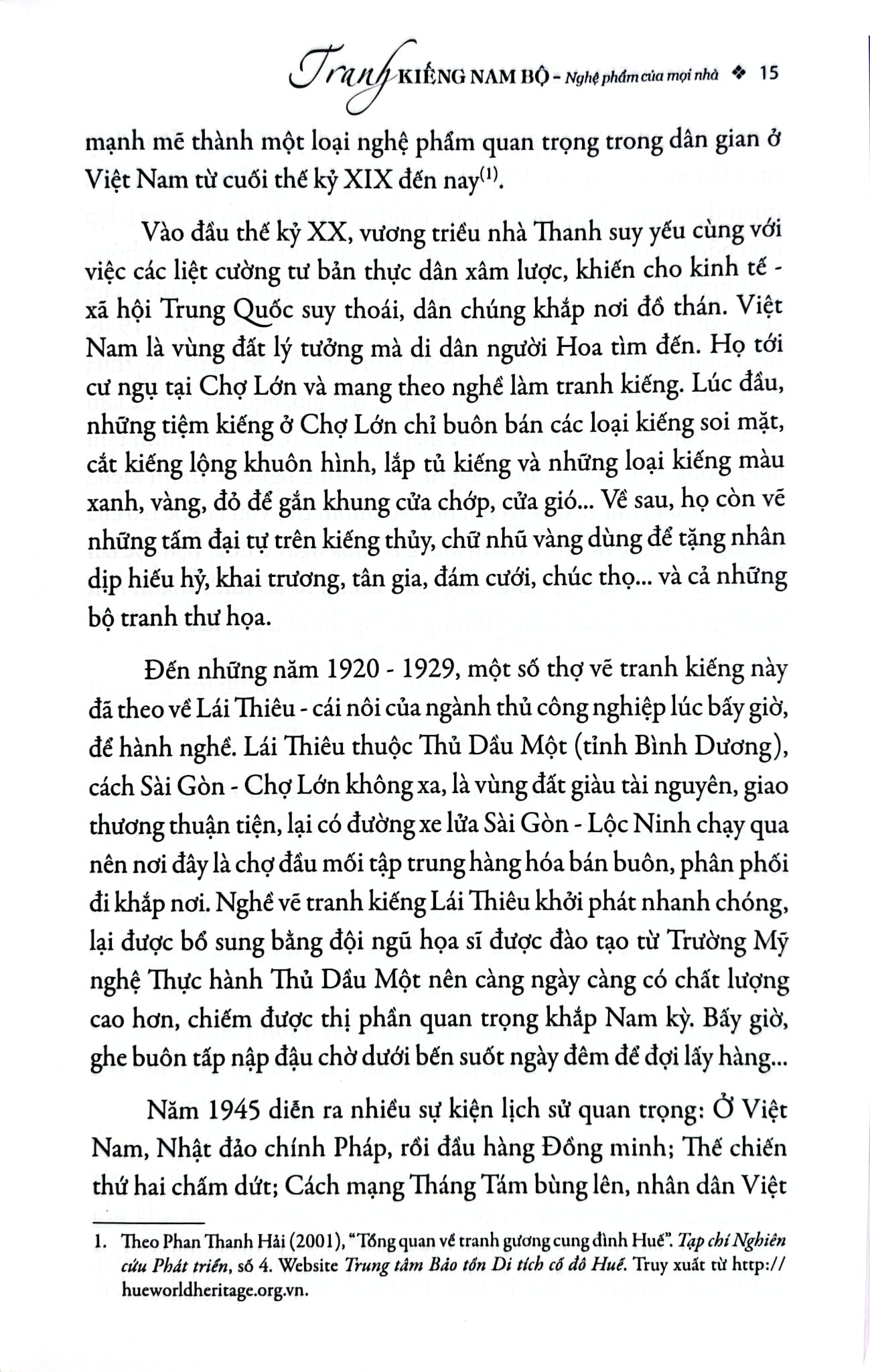 Tranh Kiếng Nam Bộ - Nghệ Phẩm Của Mọi Nhà - 
Huỳnh Thanh Bình