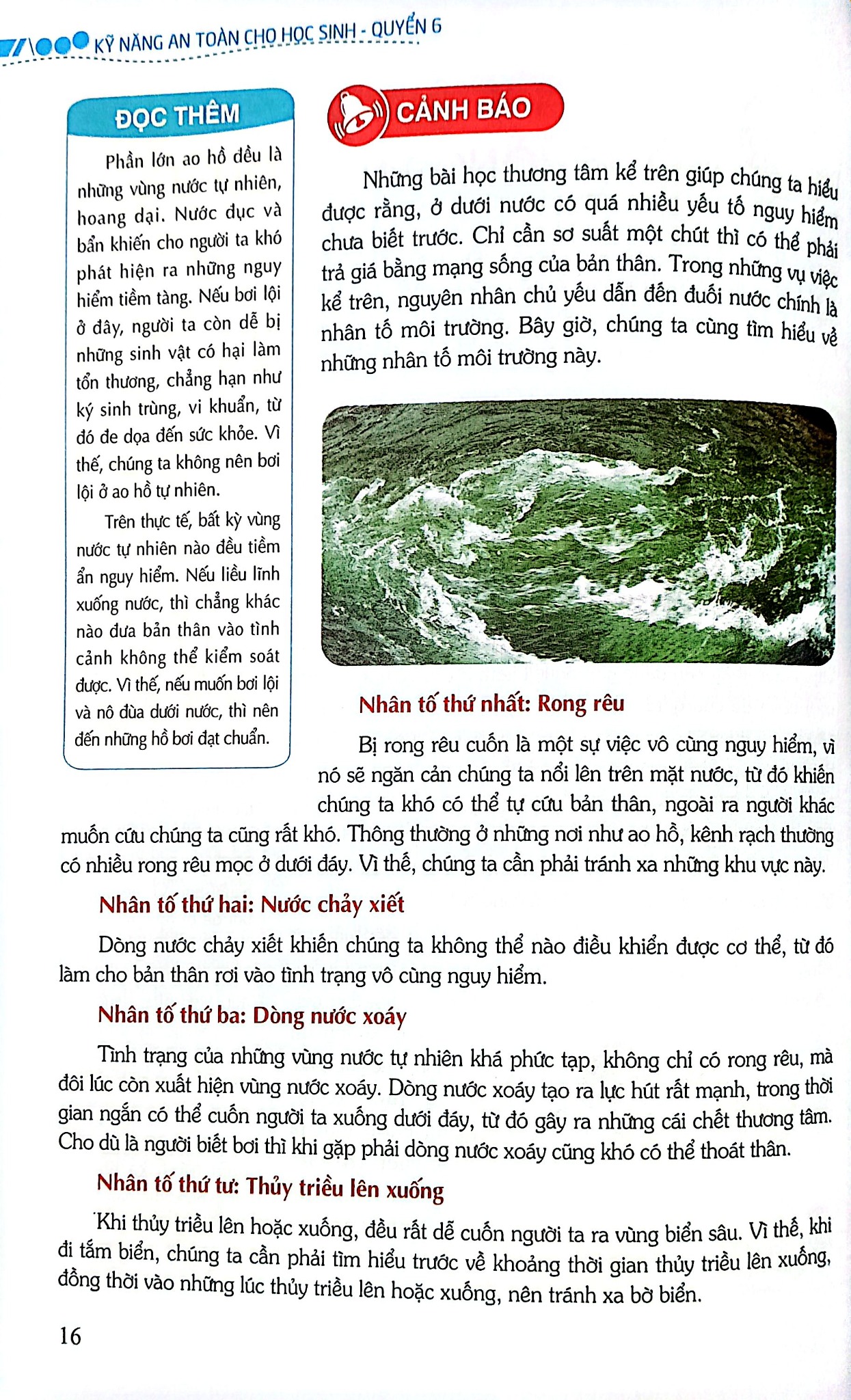 Kỹ Năng An Toàn Cho Học Sinh - Quyển 6 - Đào Hồng Lượng, Lý Đại Xuân; Trần Giang Sơn