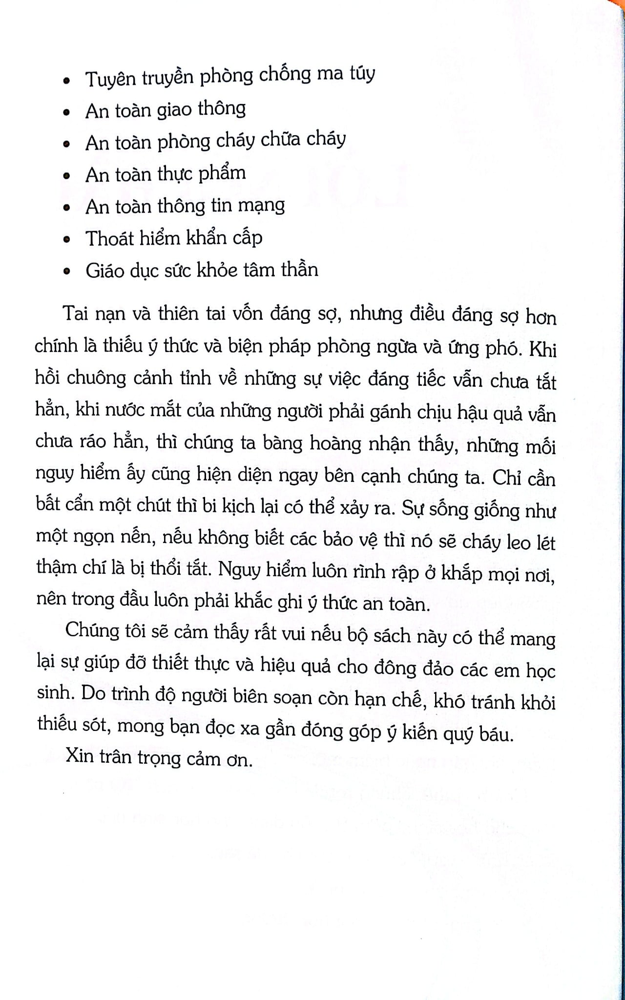 Kỹ Năng An Toàn Cho Học Sinh - Quyển 6 - Đào Hồng Lượng, Lý Đại Xuân; Trần Giang Sơn