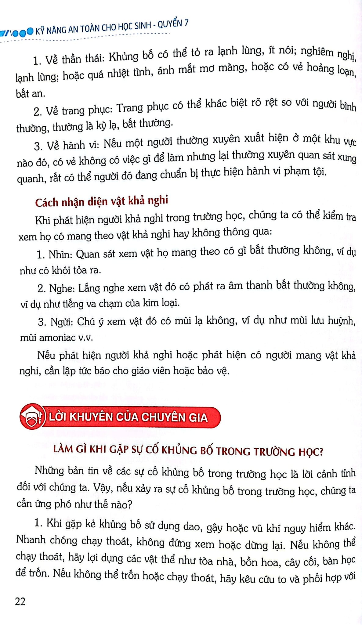 Kỹ Năng An Toàn Cho Học Sinh - Quyển 7 - Đào Hồng Lượng, Lý Đại Xuân; Trần Giang Sơn
