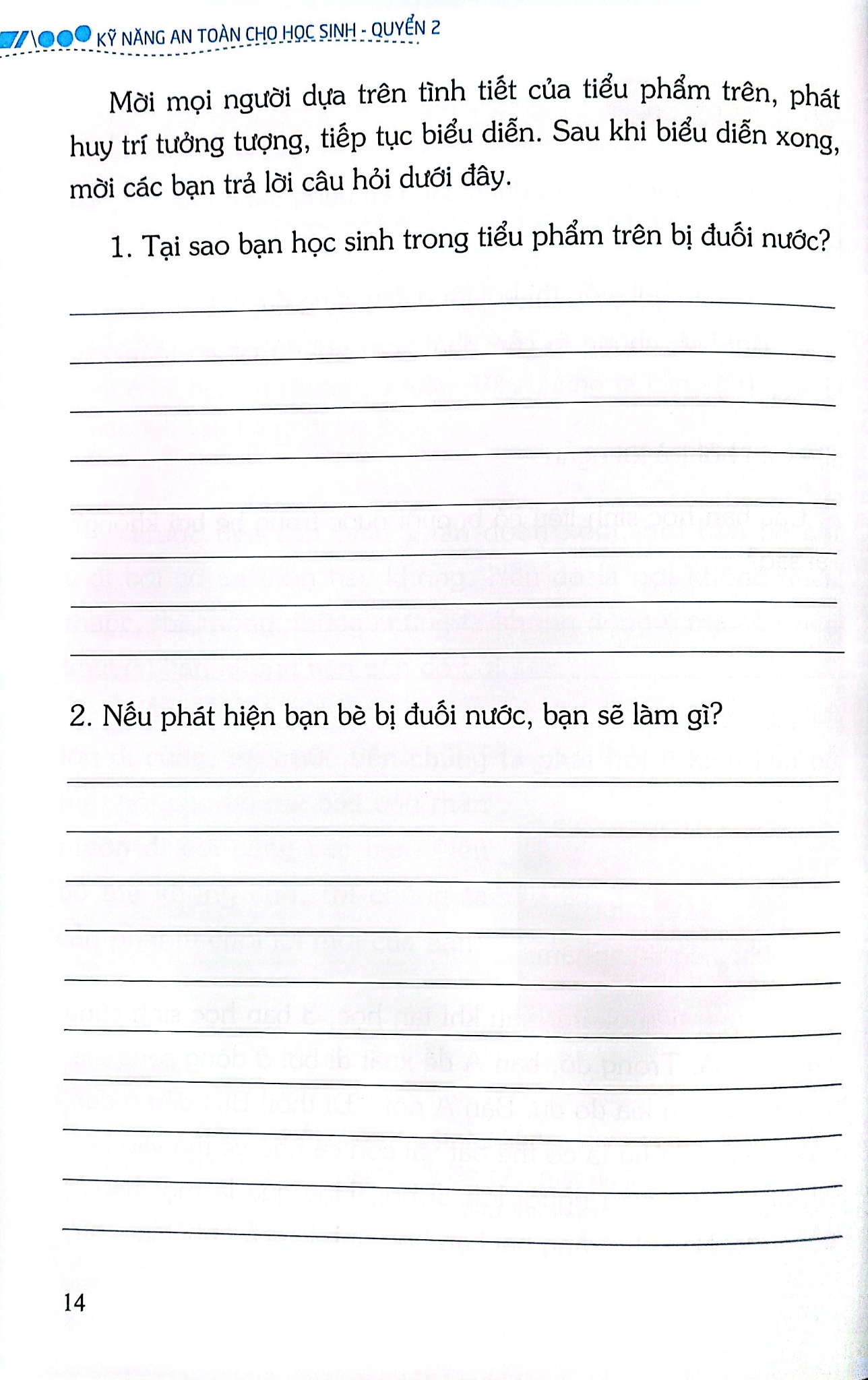 Kỹ Năng An Toàn Cho Học Sinh - Quyển 2 - Đào Hồng Lượng, Lý Đại Xuân; Trần Giang Sơn