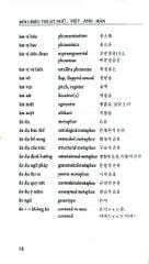 Từ Điển Đối Chiếu Thuật Ngữ Ngôn Ngữ Học (Việt - Anh - Hàn, Hàn - Việt - Anh, Anh - Hàn - Việt) - Nguyễn Thiện Giáp Hoàng Thị Yến