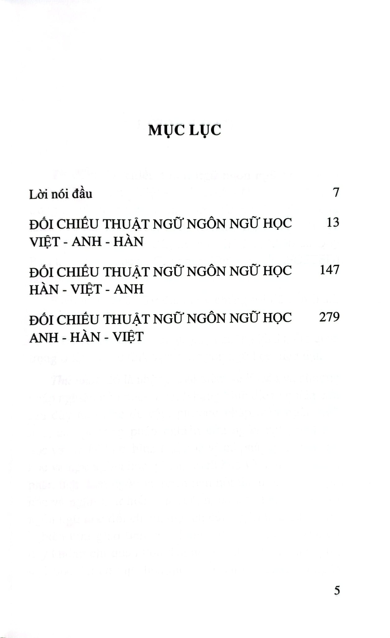 Từ Điển Đối Chiếu Thuật Ngữ Ngôn Ngữ Học (Việt - Anh - Hàn, Hàn - Việt - Anh, Anh - Hàn - Việt) - Nguyễn Thiện Giáp Hoàng Thị Yến