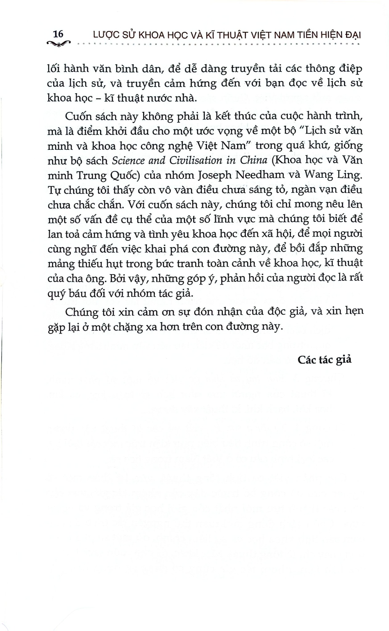 Lược Sử Khoa Học Và Kĩ Thuật Việt Nam Tiền Hiện Đại - Bìa Mềm - Nhiều Tác Giả