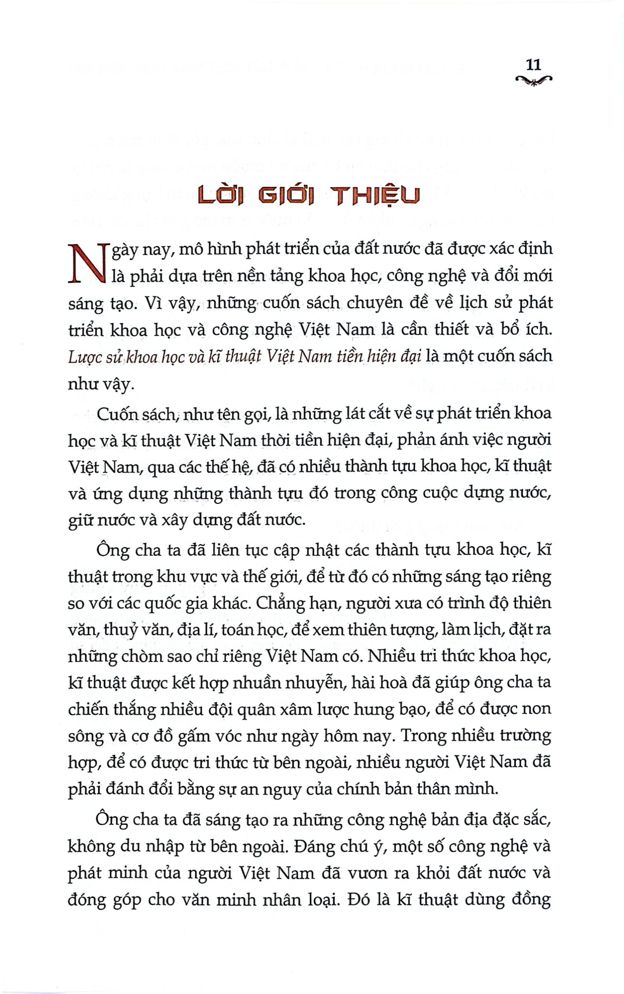 Lược Sử Khoa Học Và Kĩ Thuật Việt Nam Tiền Hiện Đại - Bìa Mềm - Nhiều Tác Giả