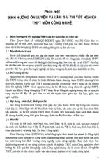 Ôn Luyện Trắc Nghiệm Thi Tốt Nghiệp Trung Học Phổ Thông Môn Công Nghệ - Định Hướng Công Nghiệp - Lê Huy Hoàng (Chủ biên)