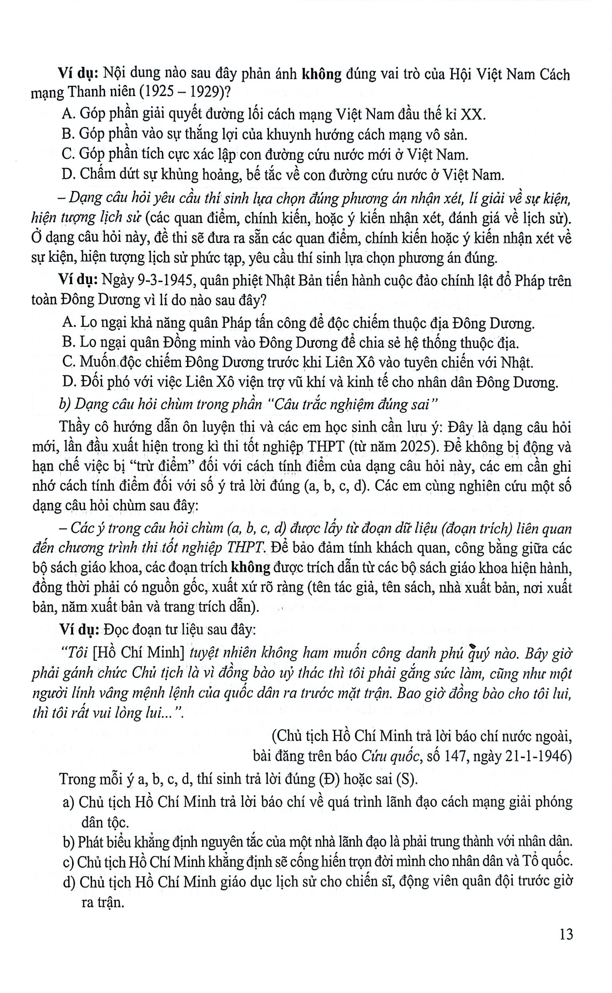 Ôn Luyện Trắc Nghiệm Thi Tốt Nghiệp Trung Học Phổ Thông Môn Lịch Sử - Nguyễn Mạnh Hưởng (Chủ biên)