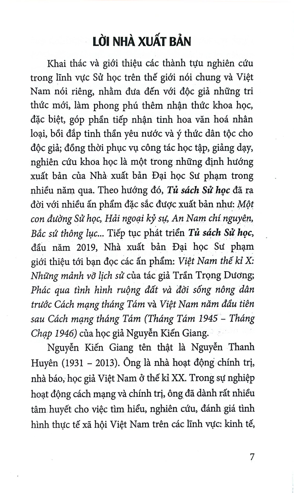 Việt Nam Năm Đầu Tiên Sau Cách Mạng Tháng Tám (Bìa Cứng) - Nguyễn Kiến Giang