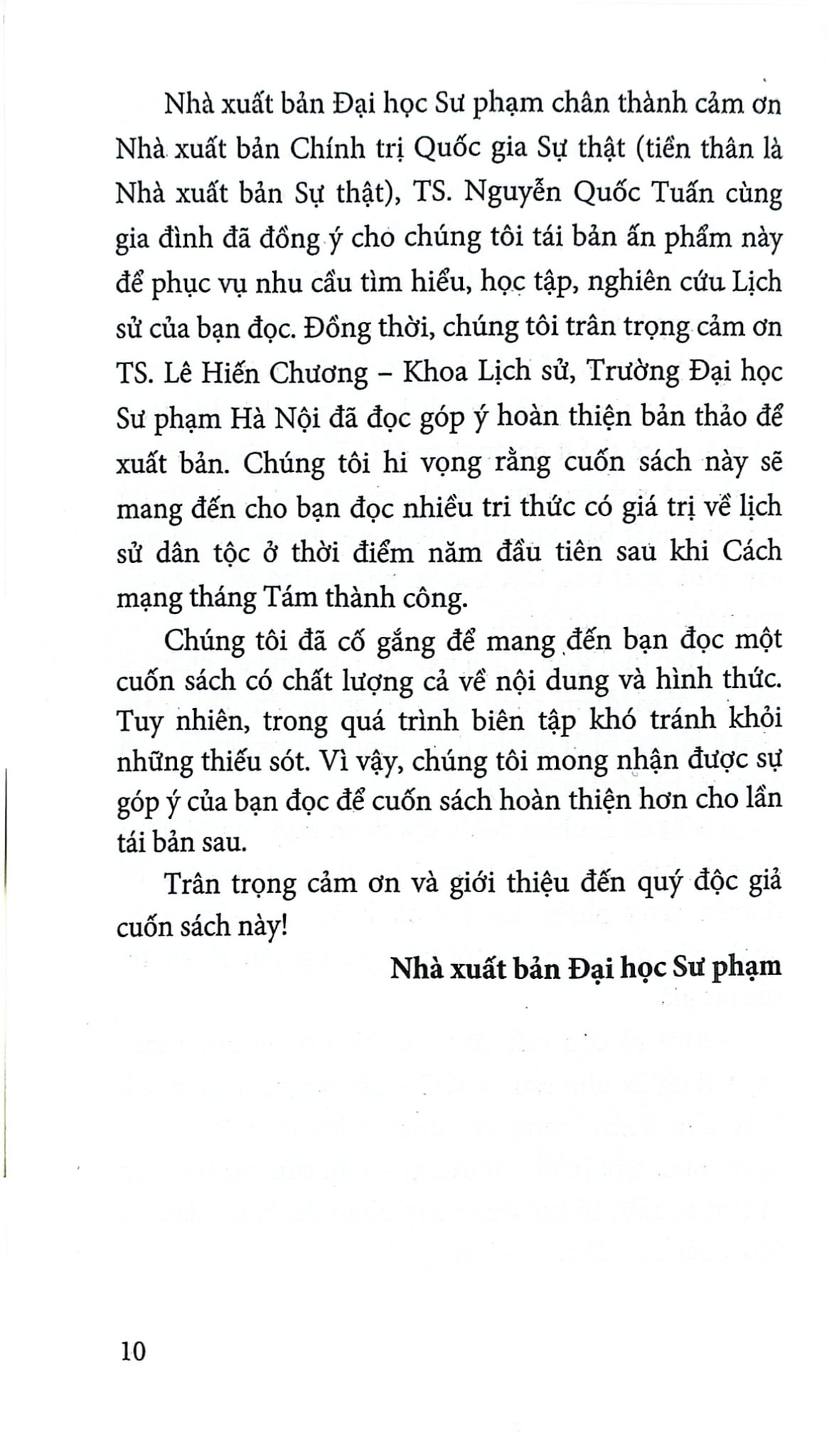 Việt Nam Năm Đầu Tiên Sau Cách Mạng Tháng Tám (Bìa Cứng) - Nguyễn Kiến Giang