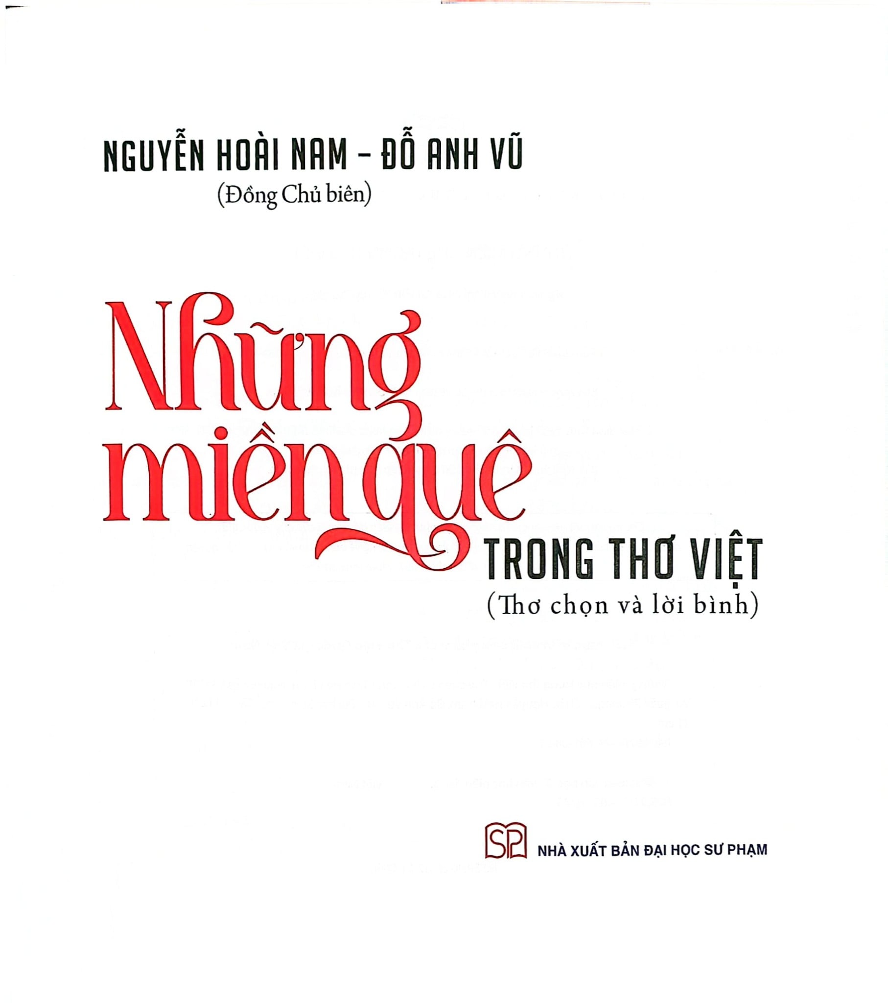 Những Miền Quê Trong Thơ Việt - Nguyễn Hoài Nam, Đỗ Anh Vũ (Đồng Chủ biên)