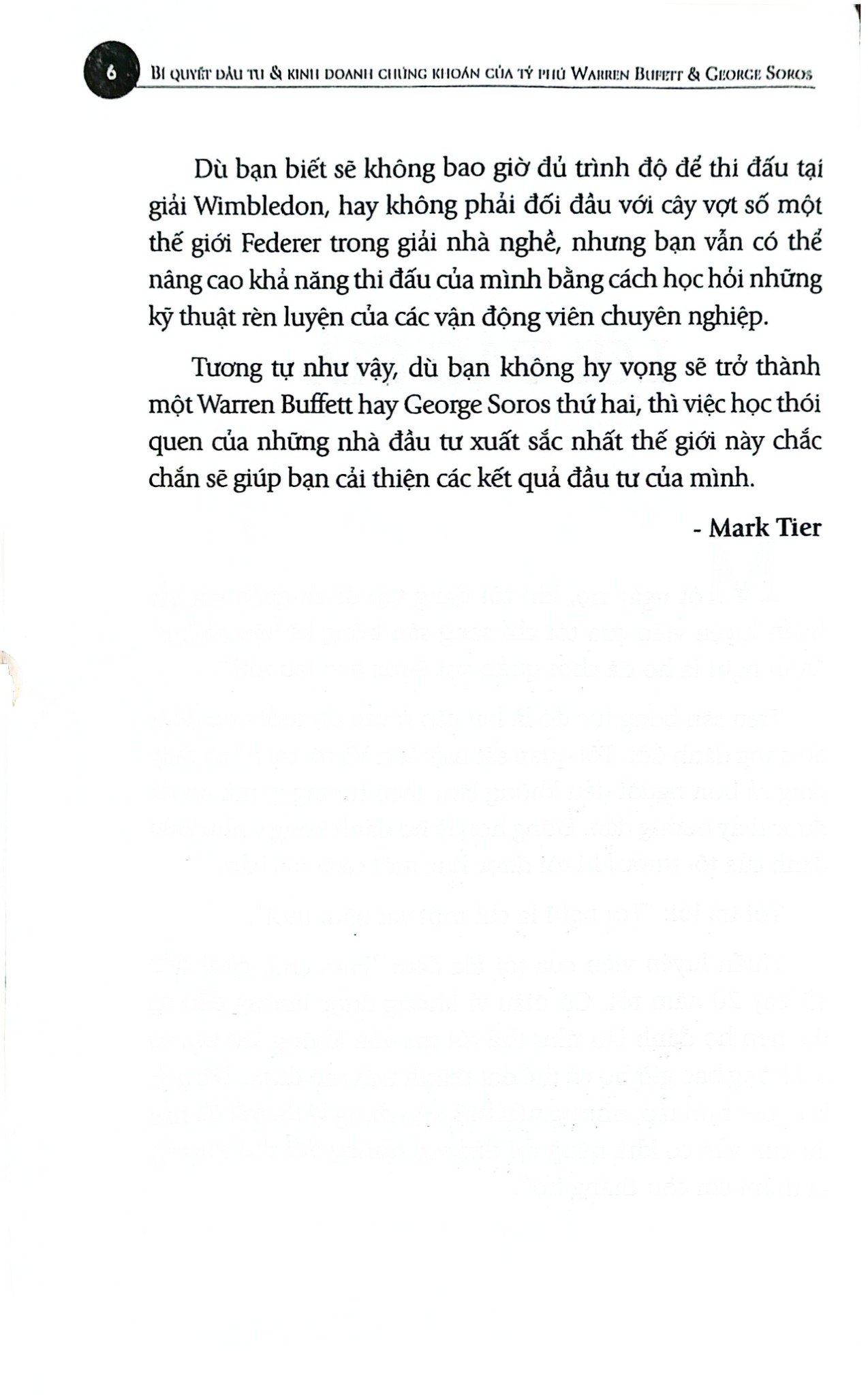 Bí Quyết Đầu Tư Và Kinh Doanh Chứng Khoán Của Tỷ Phú Warren Buffett Và George Soros - 
Mark Tier
