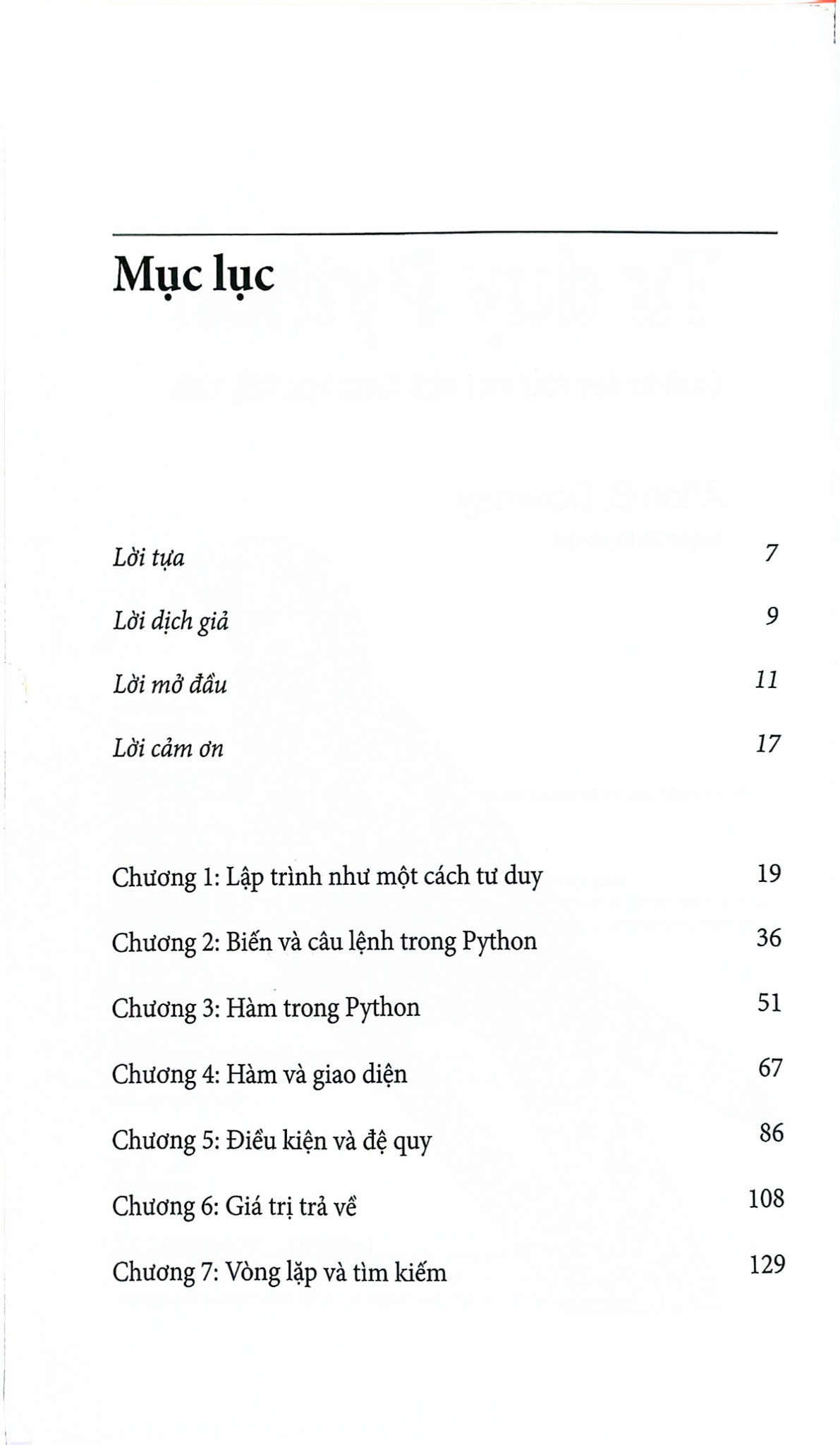 Combo 2 Cuốn Tư Duy Python + Giáo Trình Lập Trình Python
