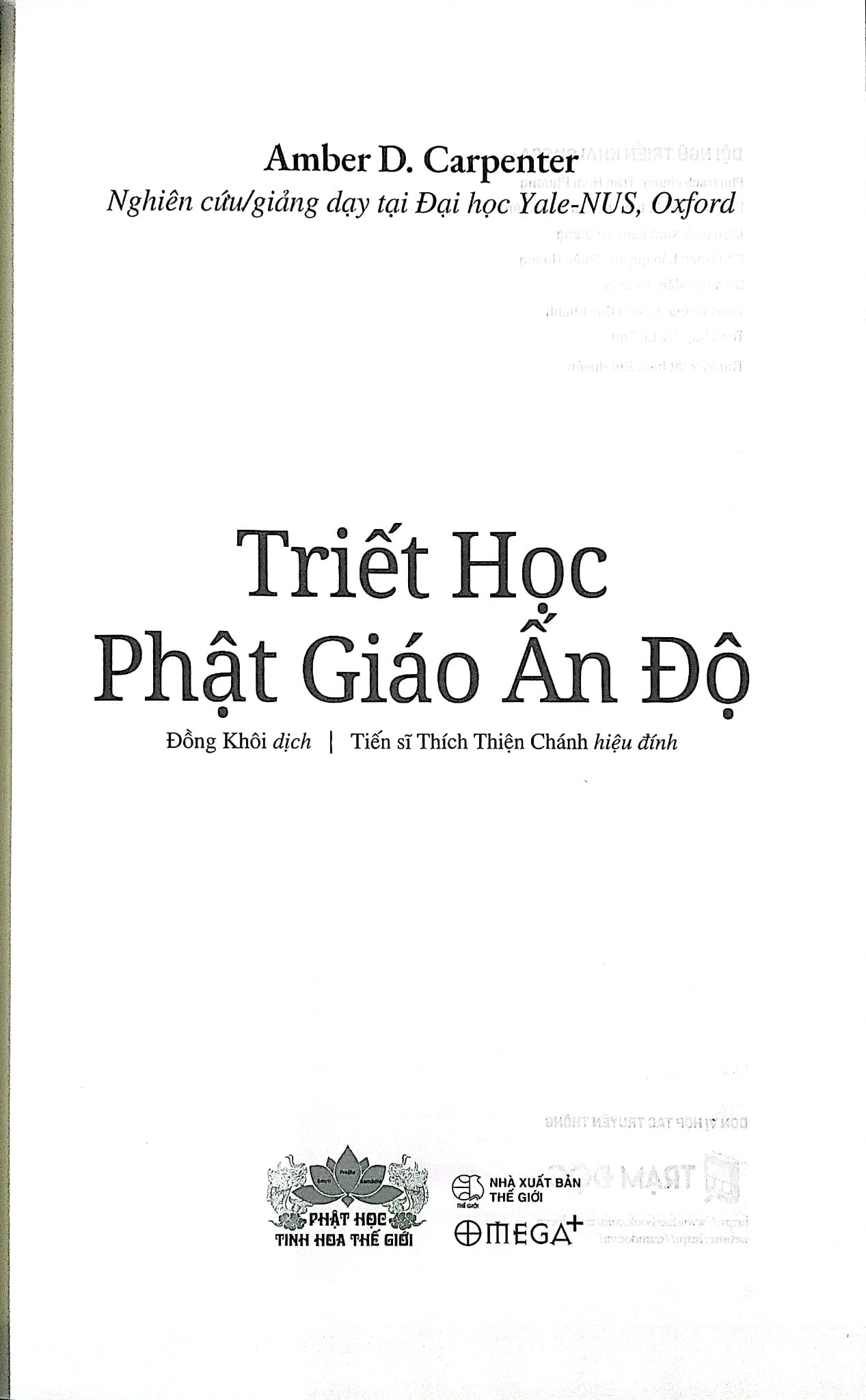 Triết Học Phật Giáo Ấn Độ - Amber Carpente
