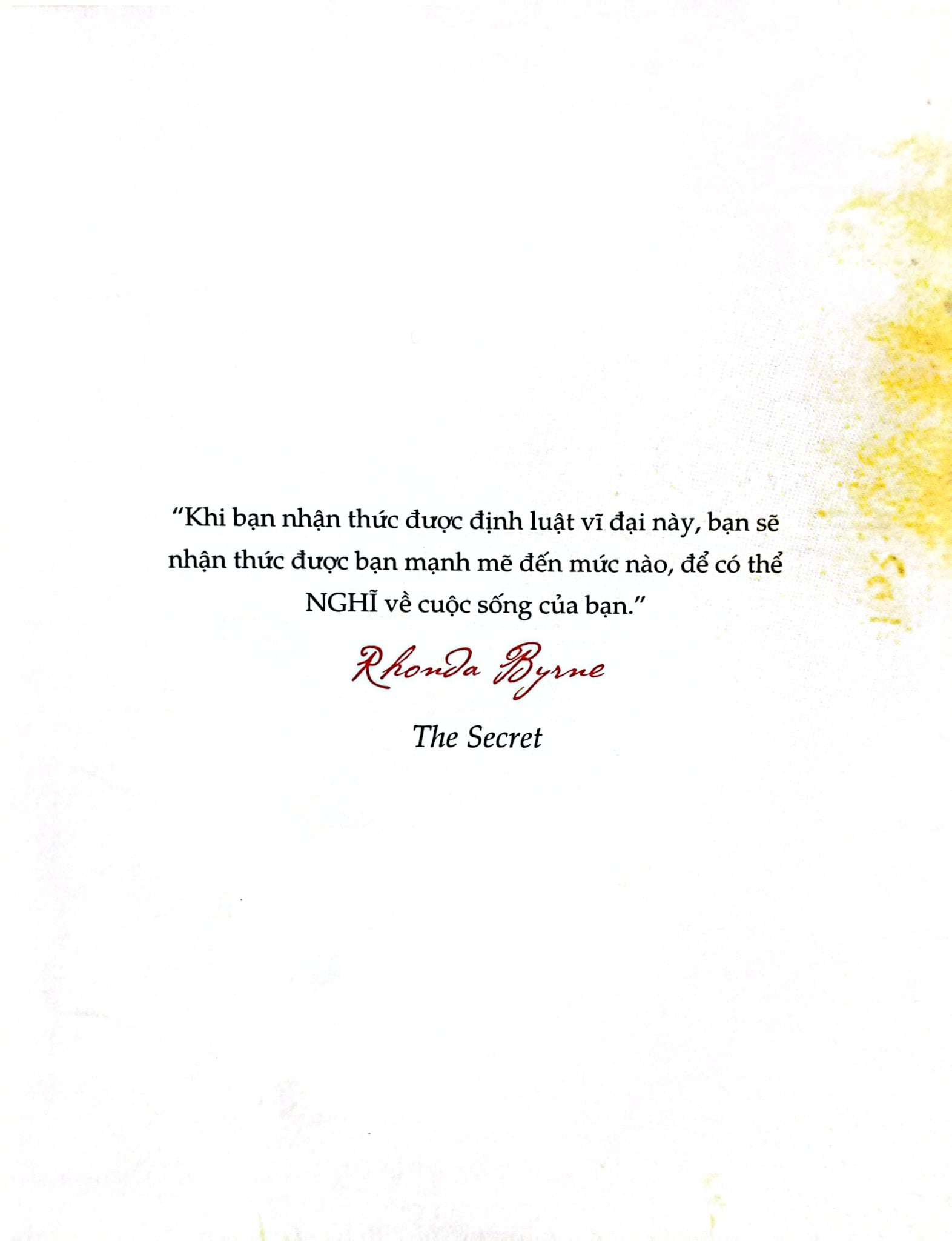 Bài Học Bí Mật Mỗi Ngày - The Secret - Rhonda Byrne