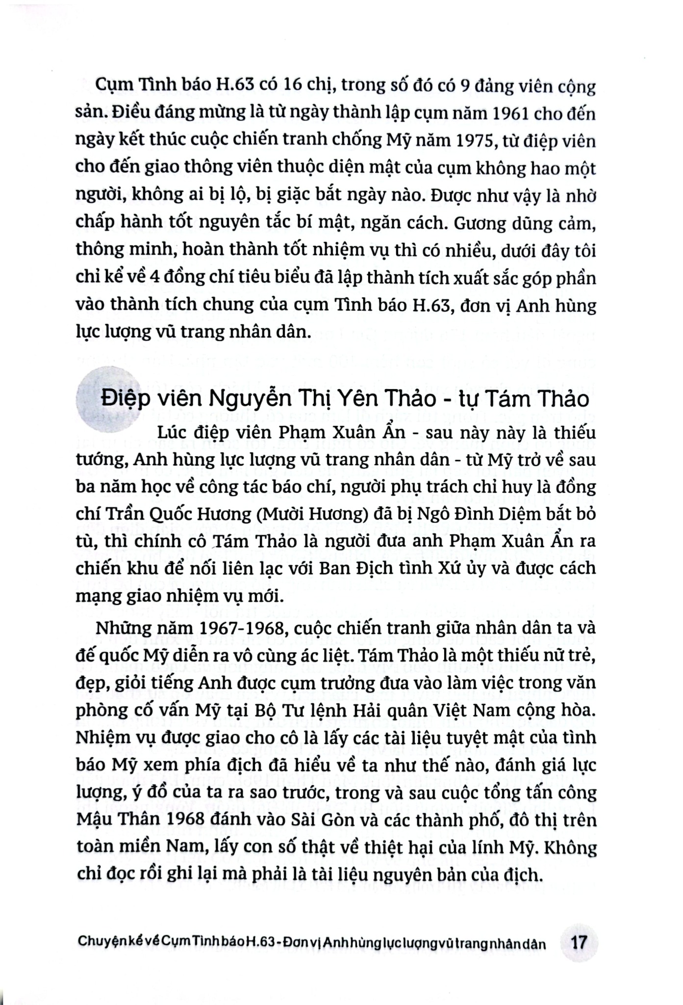 Những Điệp Viên May Mắn - Nguyễn Văn Tàu