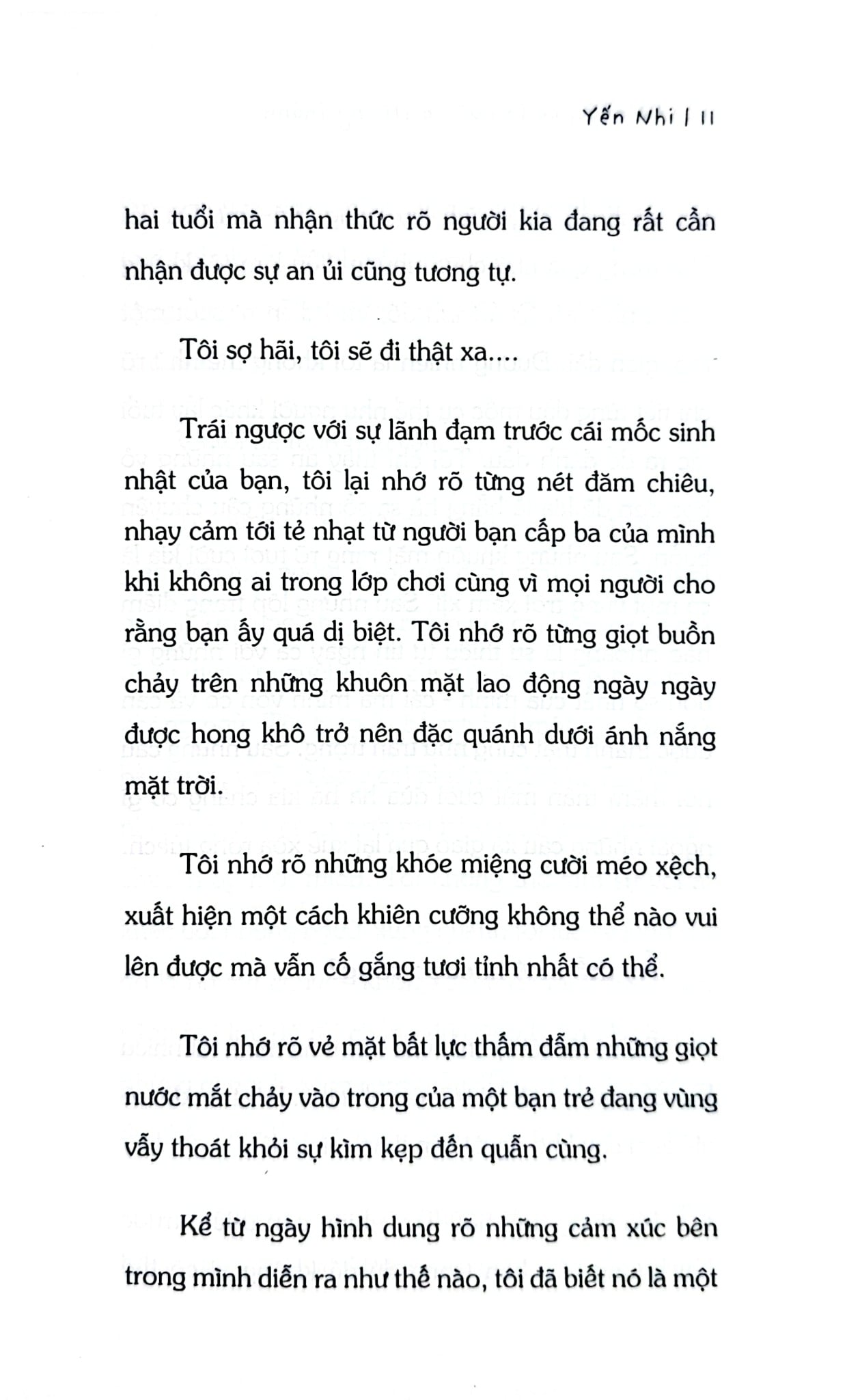 Cứ Khóc, Cứ Tan Vỡ Và Trưởng Thành - Yến Nhi