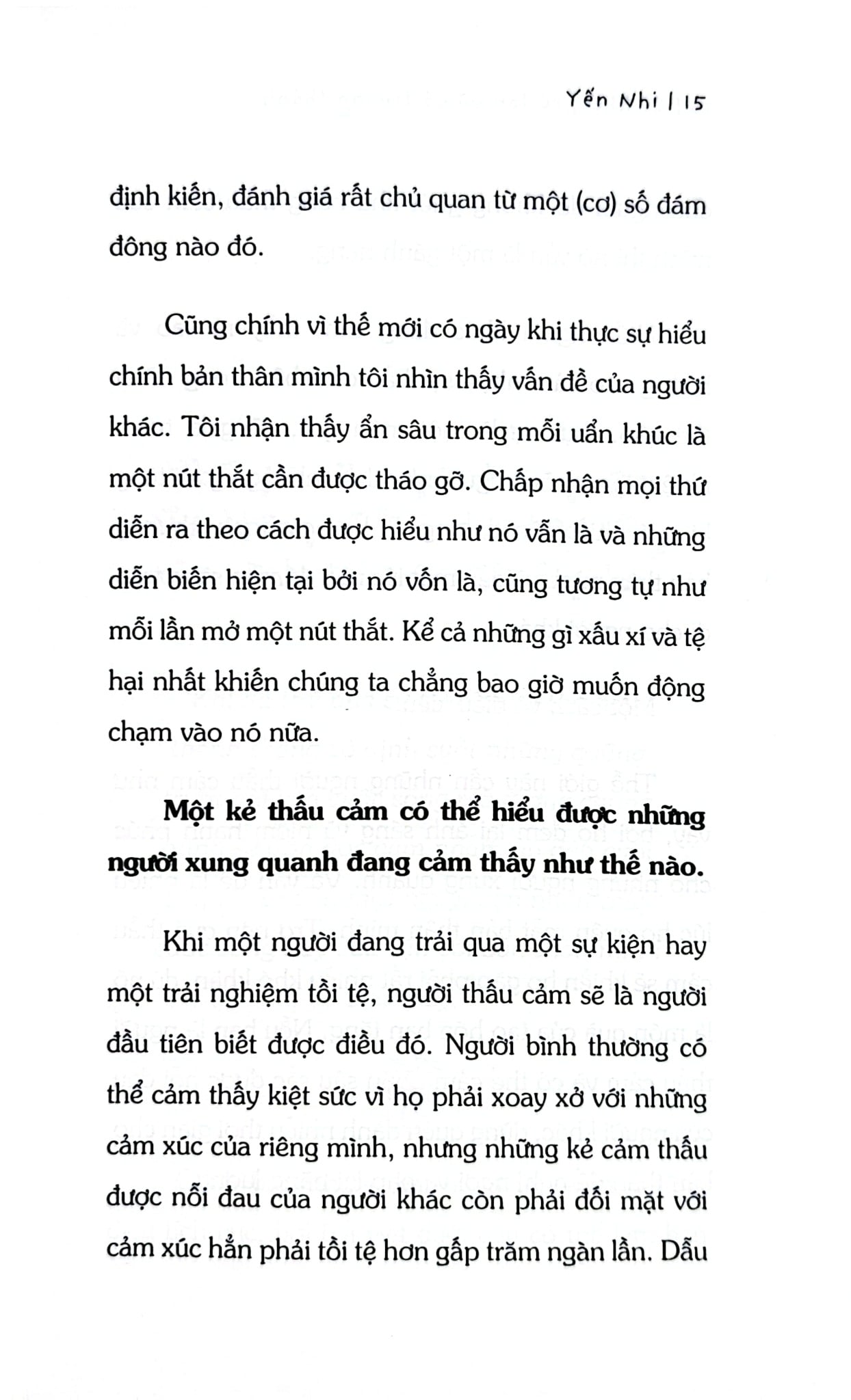 Cứ Khóc, Cứ Tan Vỡ Và Trưởng Thành - Yến Nhi