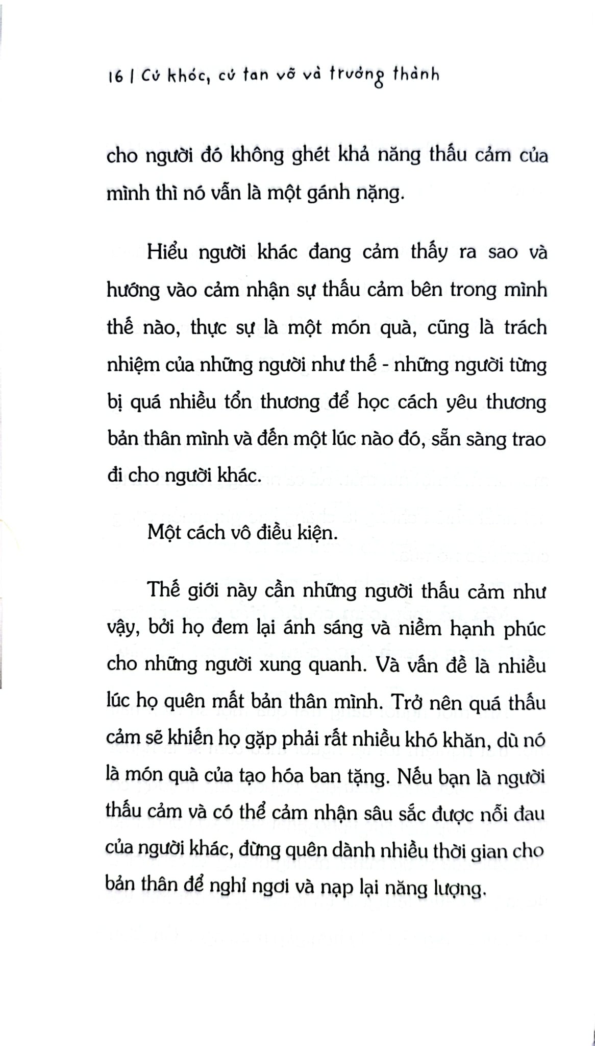Cứ Khóc, Cứ Tan Vỡ Và Trưởng Thành - Yến Nhi