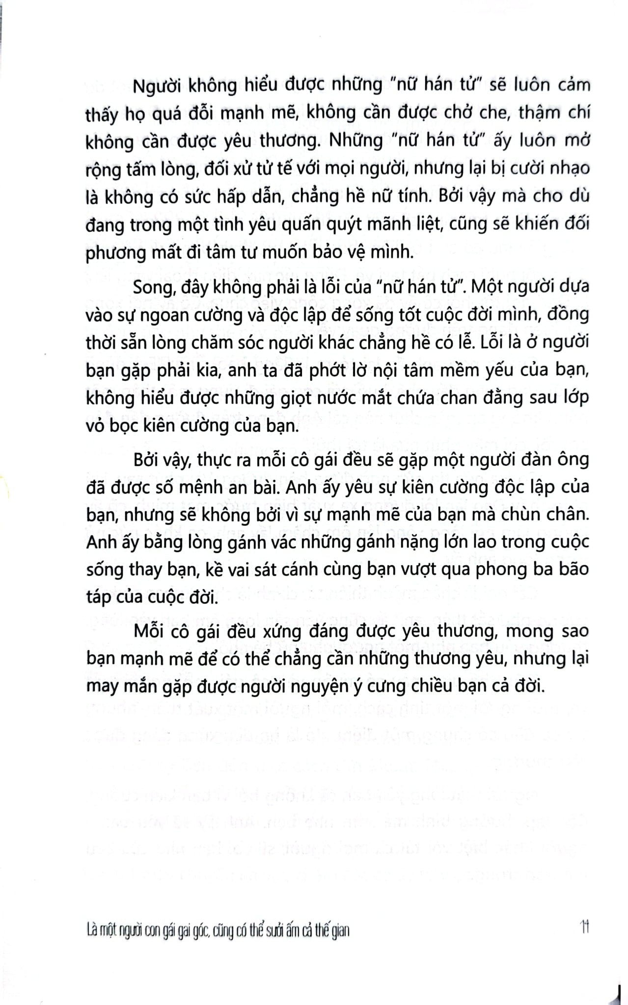 Là Một Người Con Gái Gai Góc Cũng Có Thể Sưởi Ấm Cả Thế Gian - Hoa Nhất