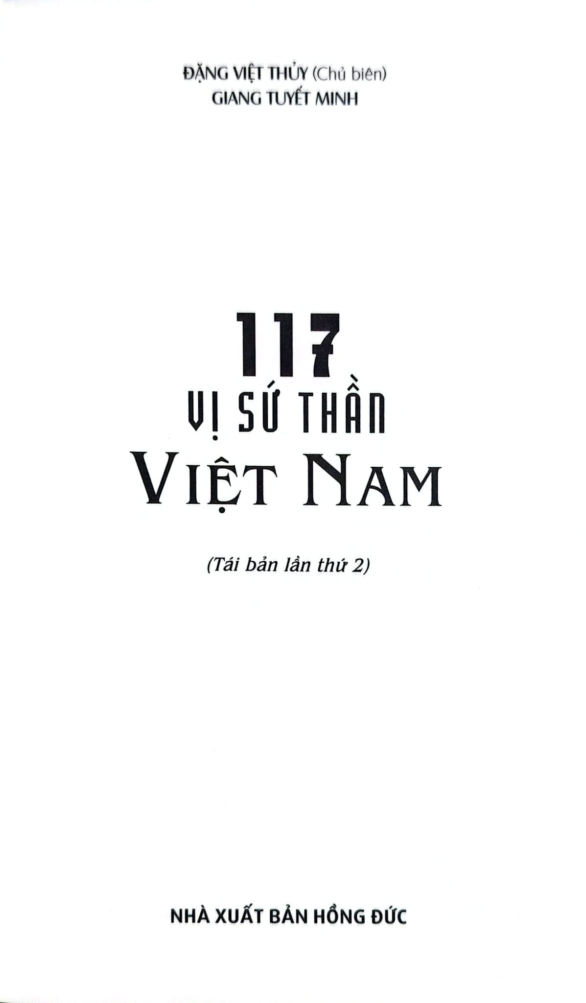 117 Vị Sứ Thần Việt Nam - Đặng Việt Thuỷ