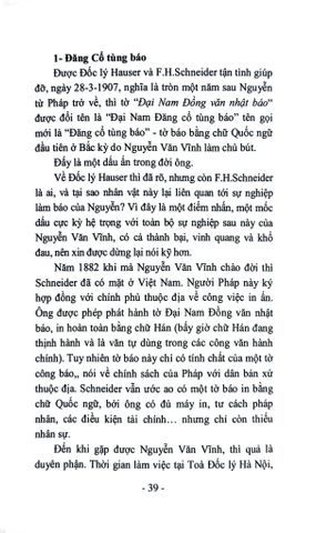  Học Giả Nguyễn Văn Vĩnh - Chuyện Nghiệp, Chuyện Đời - Khúc Hà Linh 