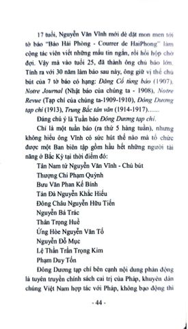  Học Giả Nguyễn Văn Vĩnh - Chuyện Nghiệp, Chuyện Đời - Khúc Hà Linh 