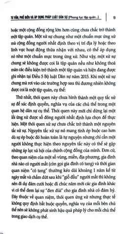  Tư Vấn, Phổ Biến Và Áp Dụng Pháp Luật - Dân Sự (Phong Tục Tập Quán Và Một Số Vấn Đề Sinh Kế) - TS. Kiều Thị Thùy Linh 