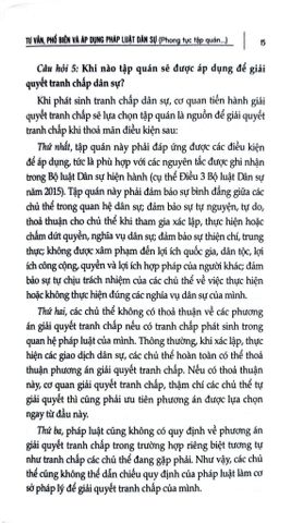  Tư Vấn, Phổ Biến Và Áp Dụng Pháp Luật - Dân Sự (Phong Tục Tập Quán Và Một Số Vấn Đề Sinh Kế) - TS. Kiều Thị Thùy Linh 