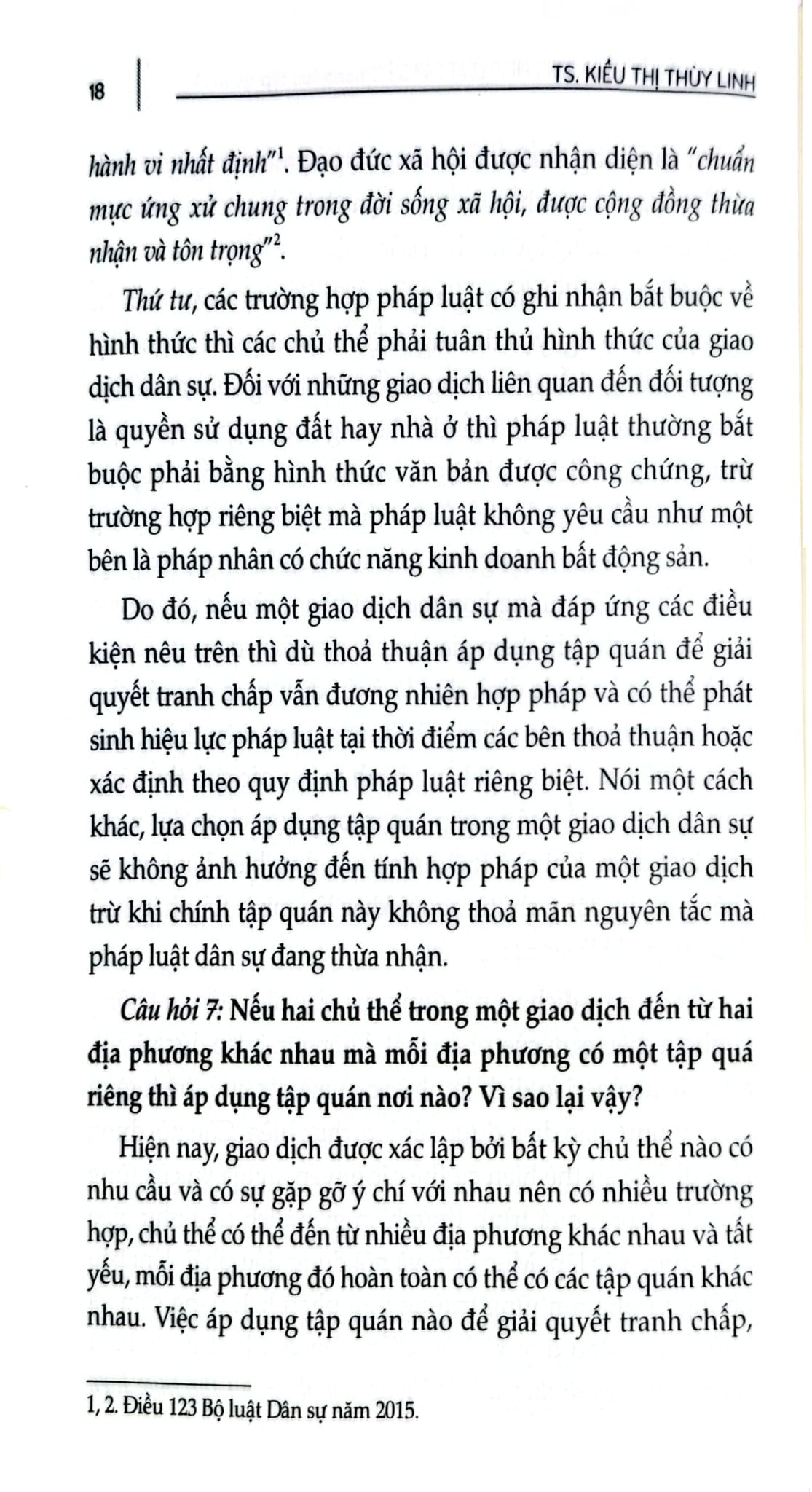 Tư Vấn, Phổ Biến Và Áp Dụng Pháp Luật - Dân Sự (Phong Tục Tập Quán Và Một Số Vấn Đề Sinh Kế) - TS. Kiều Thị Thùy Linh