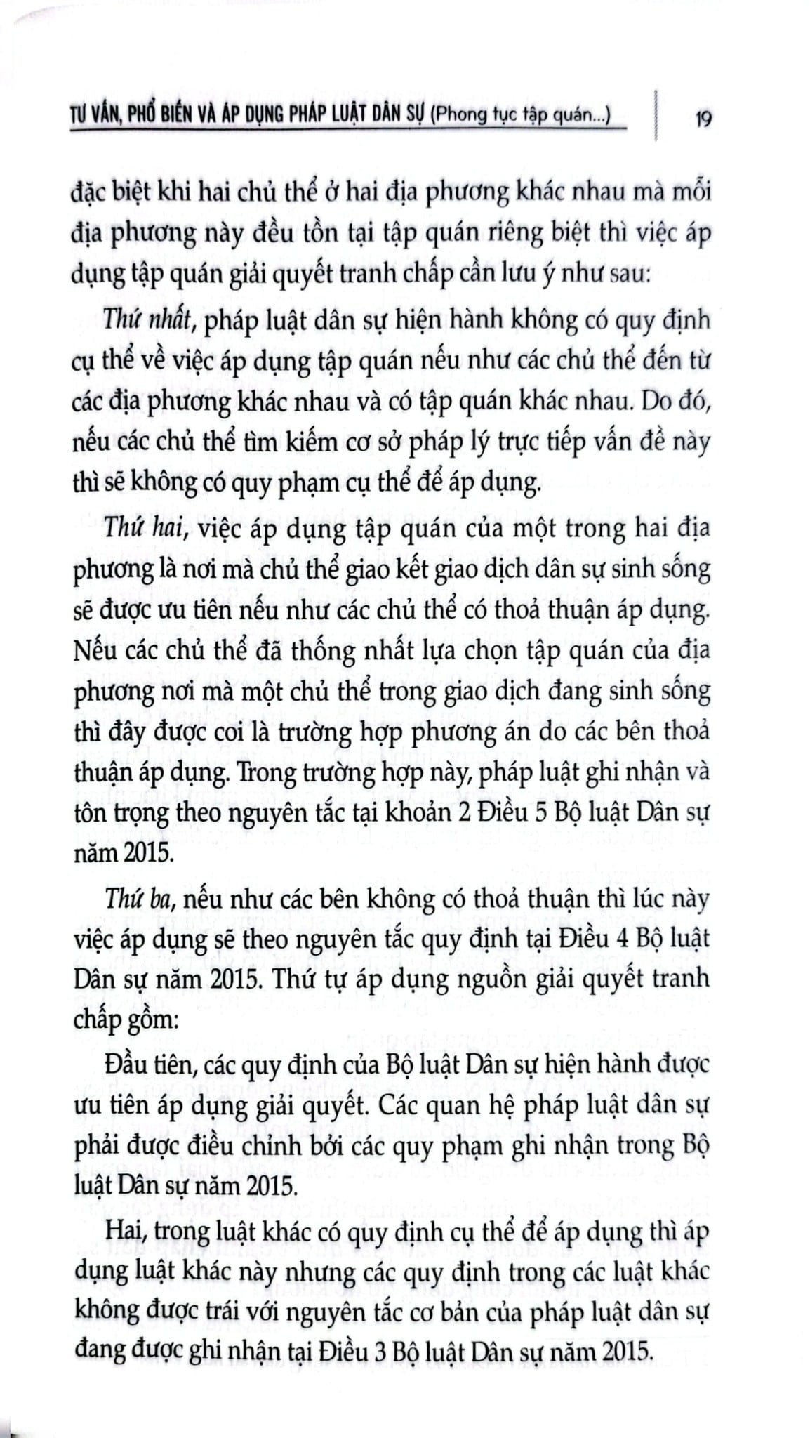Tư Vấn, Phổ Biến Và Áp Dụng Pháp Luật - Dân Sự (Phong Tục Tập Quán Và Một Số Vấn Đề Sinh Kế) - TS. Kiều Thị Thùy Linh