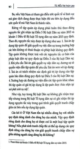  Tư Vấn, Phổ Biến Và Áp Dụng Pháp Luật - Dân Sự (Phong Tục Tập Quán Và Một Số Vấn Đề Sinh Kế) - TS. Kiều Thị Thùy Linh 